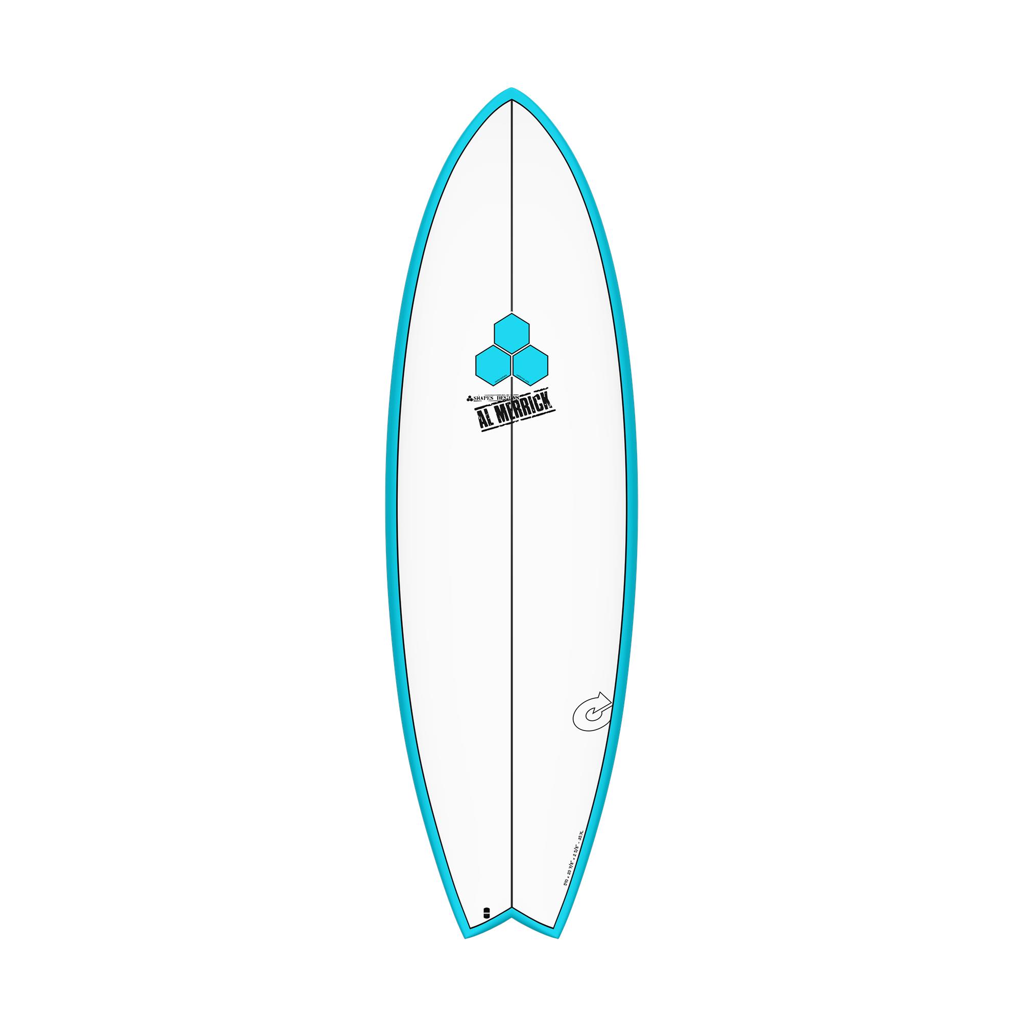 Surfboard CHANNEL ISLANDS X-lite PodMod 6.2 blue Sale to authorized Channel Islands dealers only