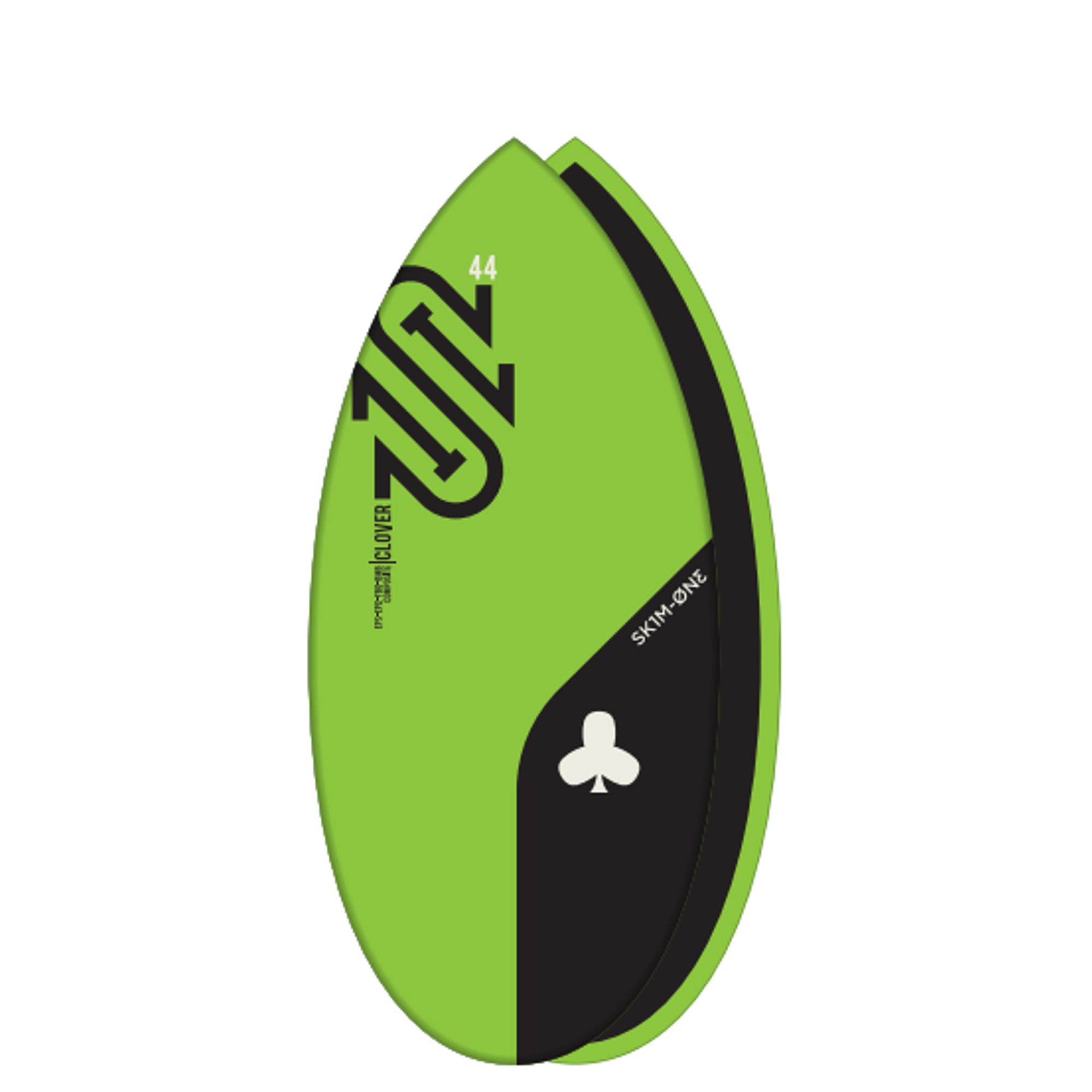 Skimboard SkimOne EPS Epoxy Bambus CLOVER 44 Lime