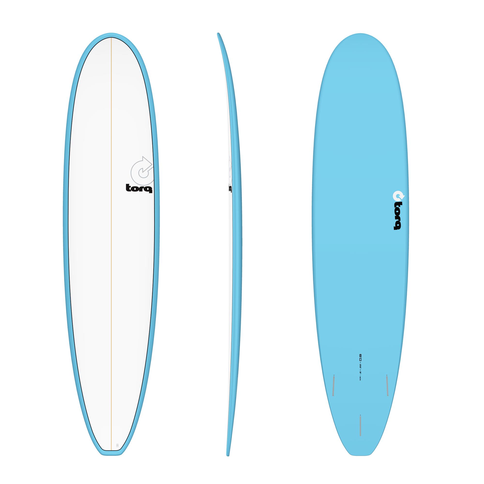 Surfboard TORQ Epoxy TET 8.0 Longboard Blue Pinl 