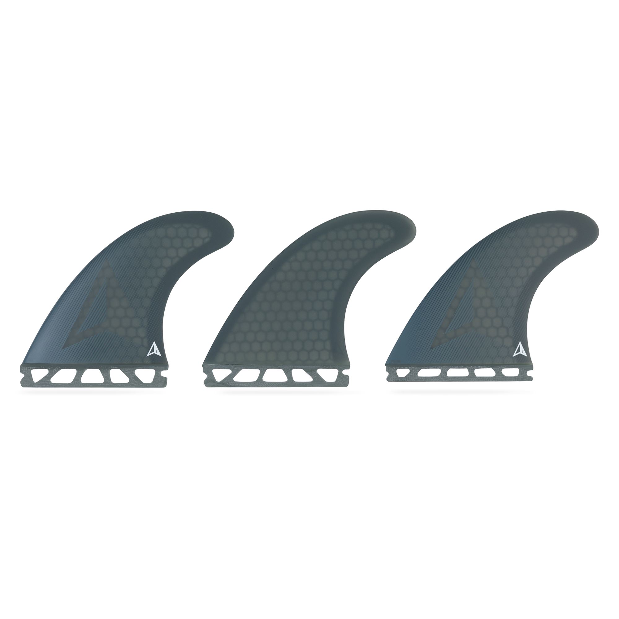 ROAM Thruster Fin Set Allround Large one tab Smoke 