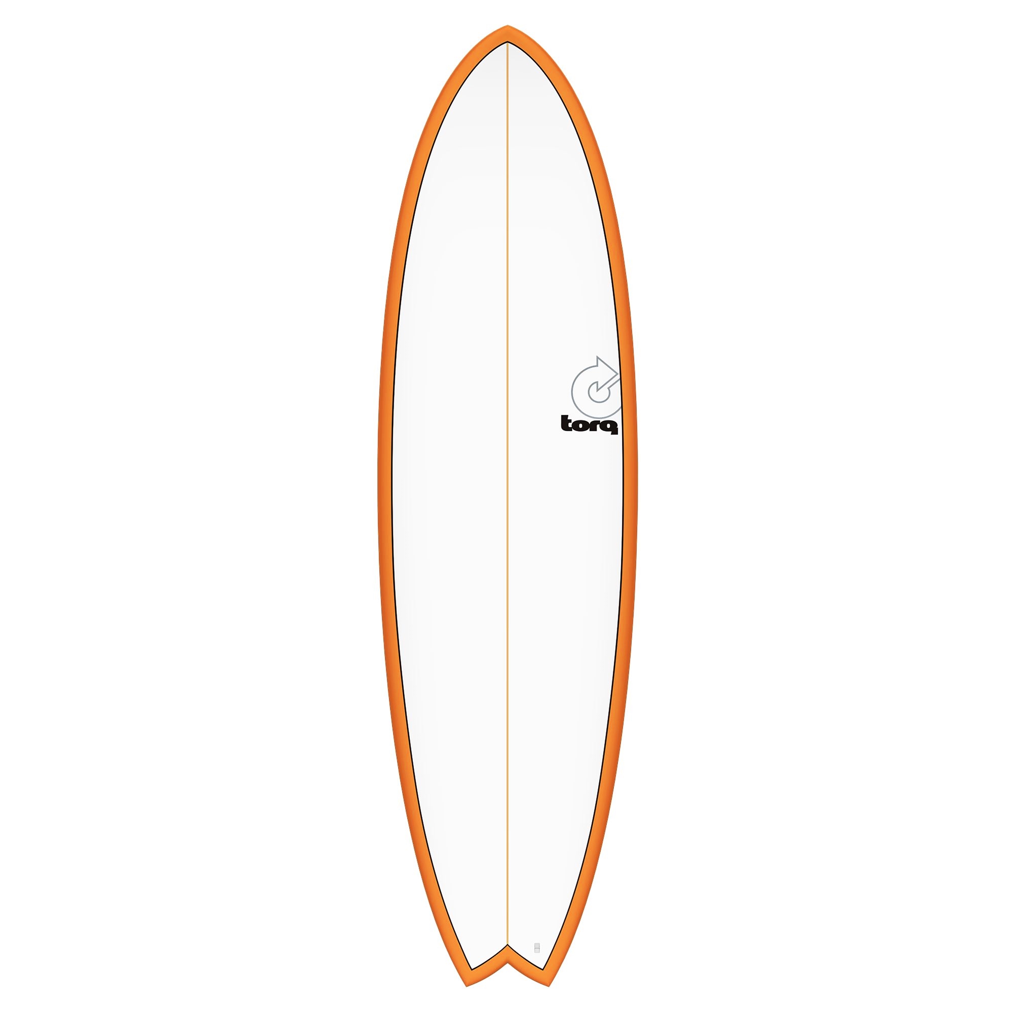 Surfboard TORQ TET 6.6 MOD Fish OrangeRail