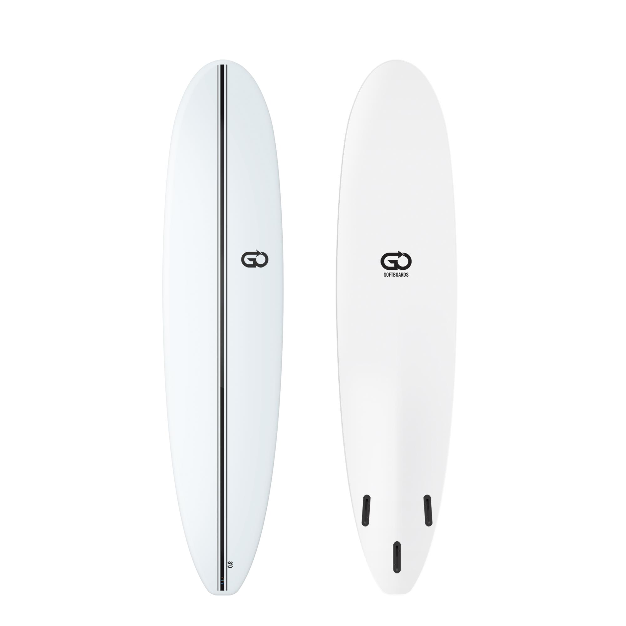 GO Softboard 8.0 Surf Range Soft Top Surfboard 