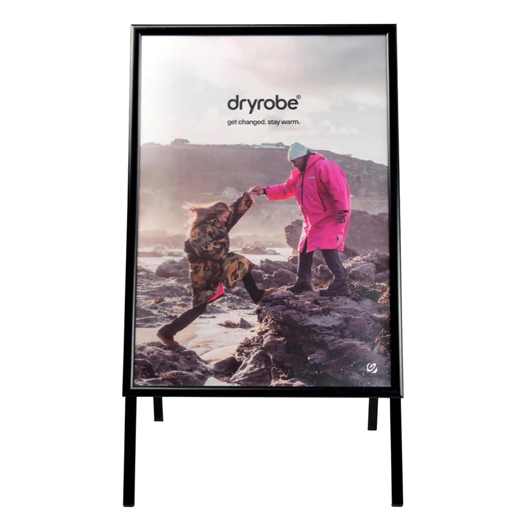 DRYROBE POS Aufsteller A1 Posterformat