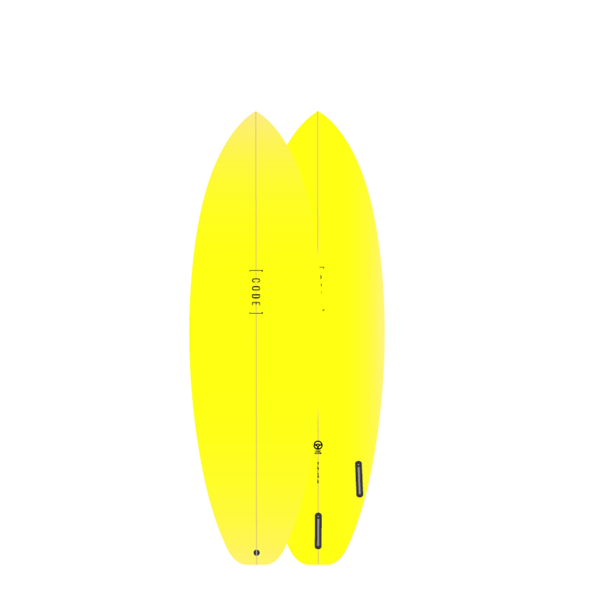 Surfboard CODE Polyester 6.8 Daily Driver Yellow