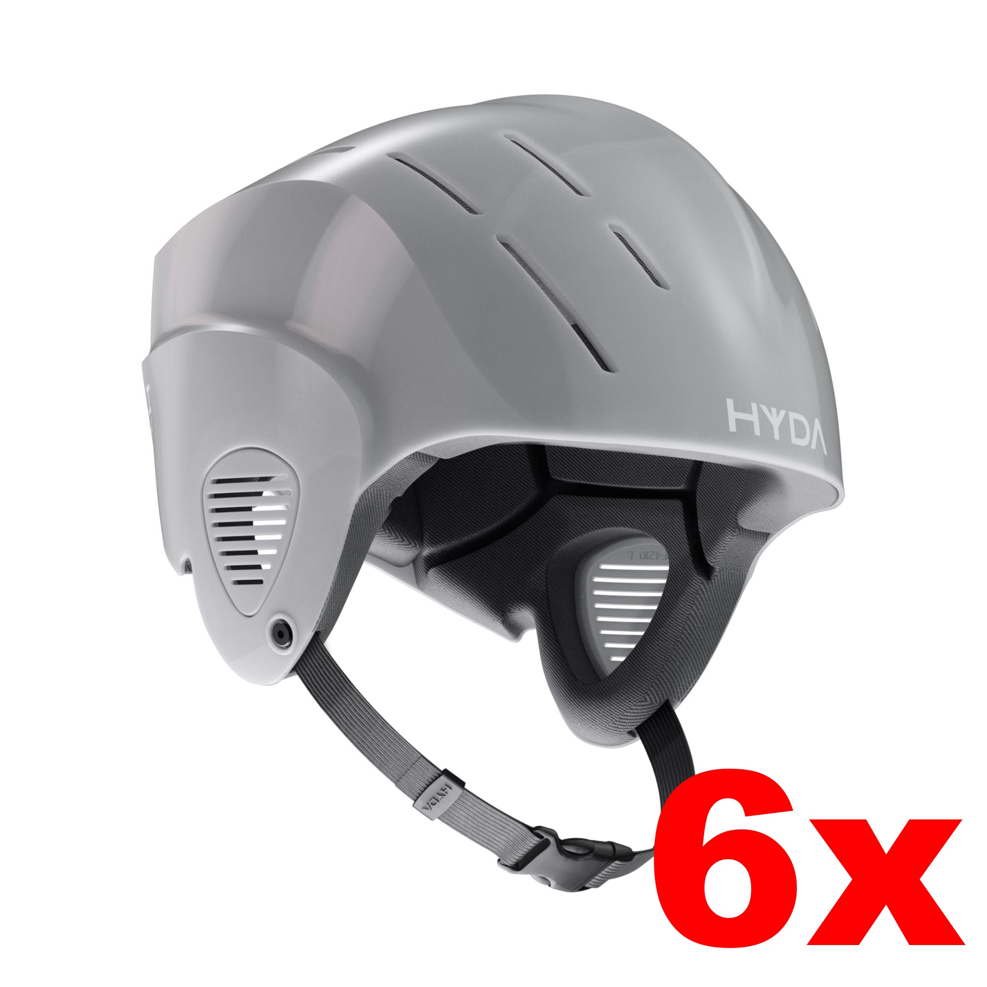 HYDA Coanda Core Helm S Grey 6 Stück 