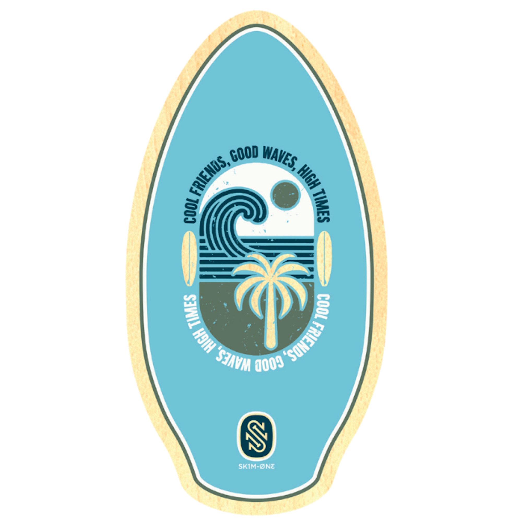 Skimboard SkimOne 44Inch 112cm Holz High Times 
