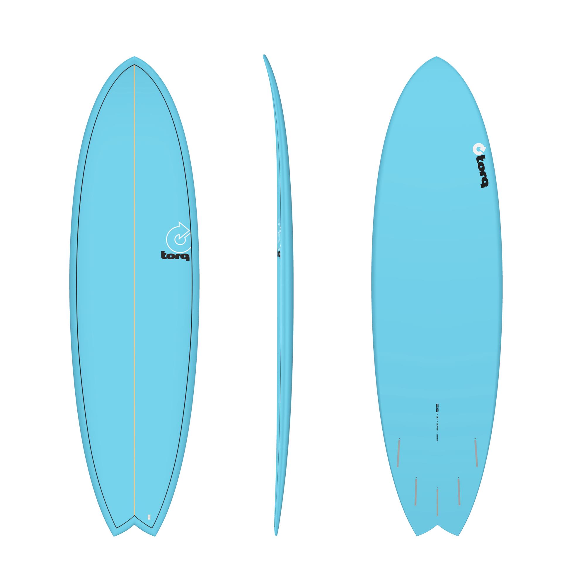 Surfboard TORQ Epoxy TET 6.6 MOD Fish Blue 