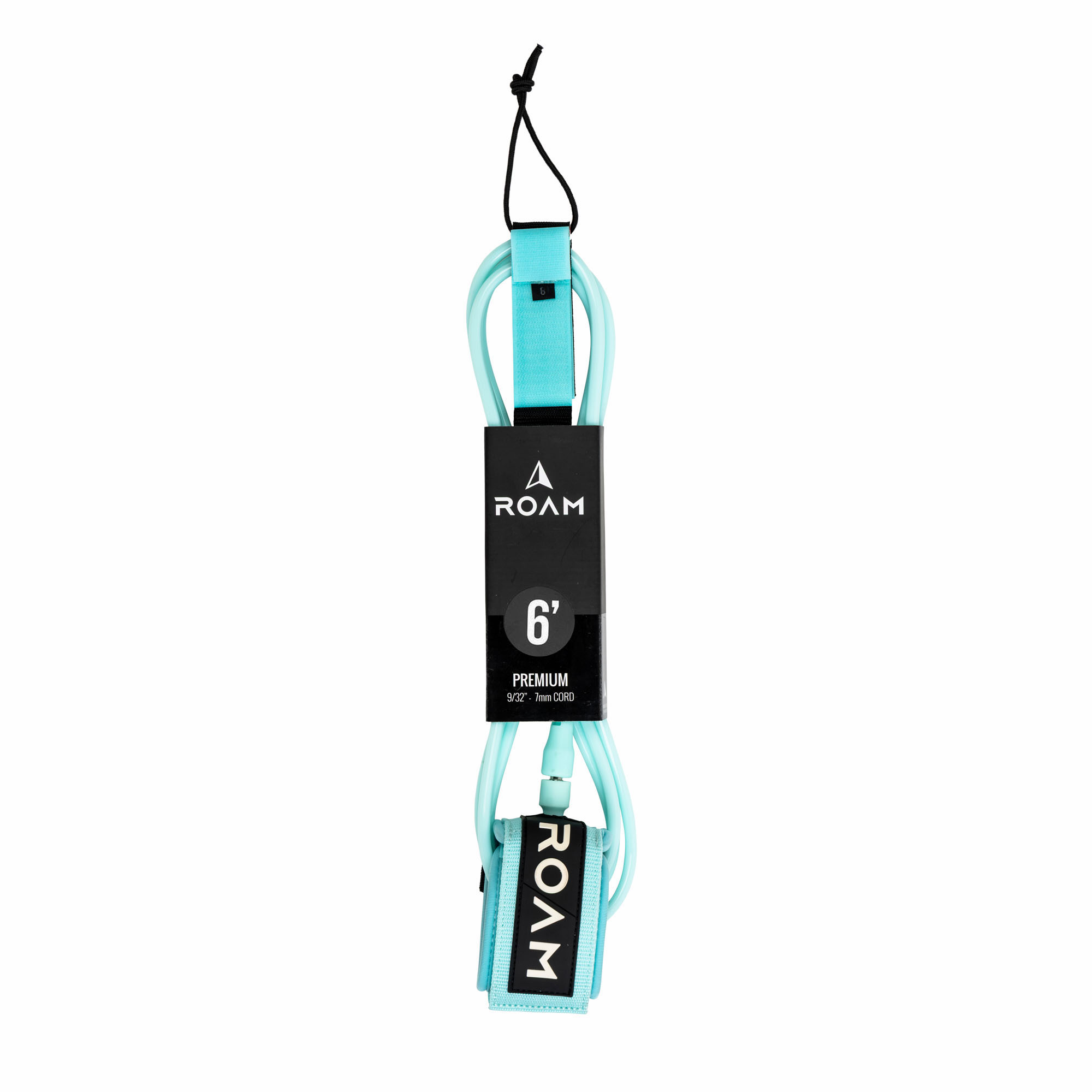 ROAM Surfboard Leash Premium 6.0 Lite Teal 183cm 7mm