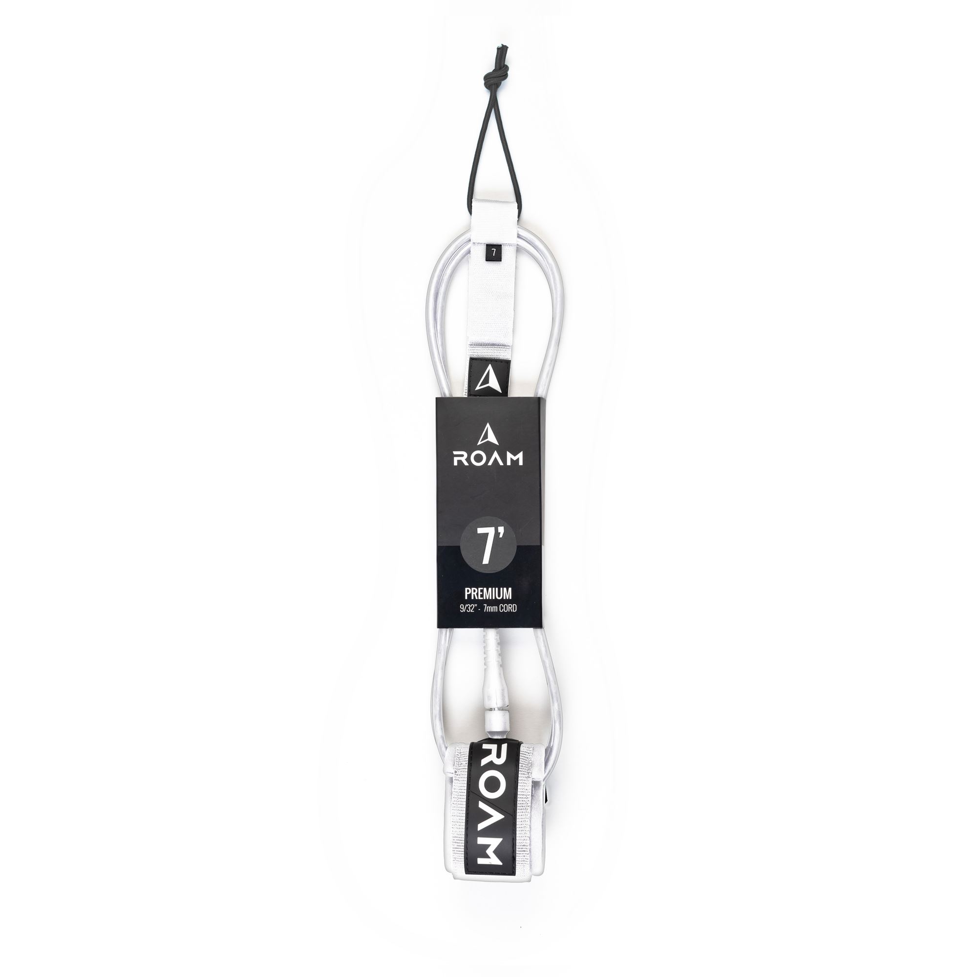 ROAM Surfboard Leash Premium 7.0 183cm 7mm Weiss