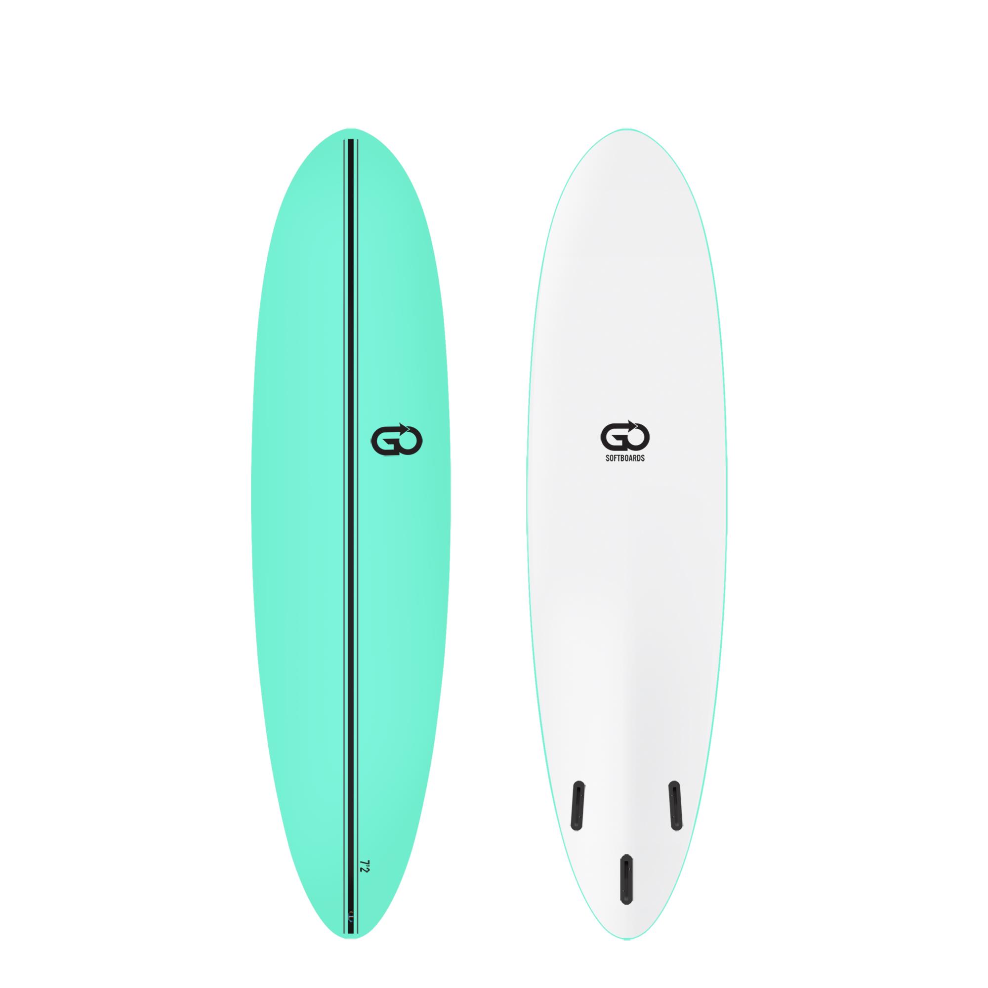 GO Softboard 7.2 Surf Range Soft Top Surfboard 