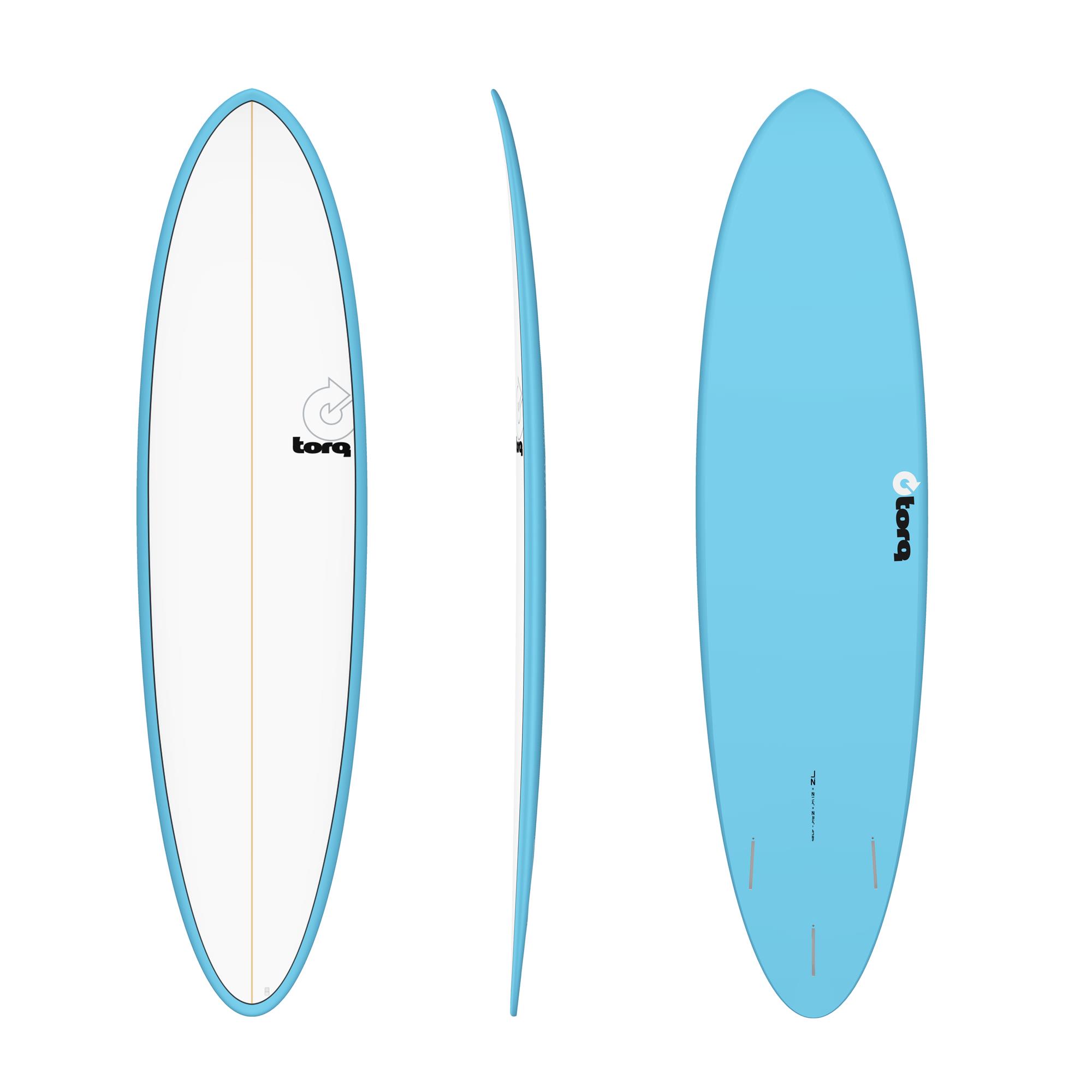 Surfboard TORQ TET 7.2 MOD Fun Blue Pinline
