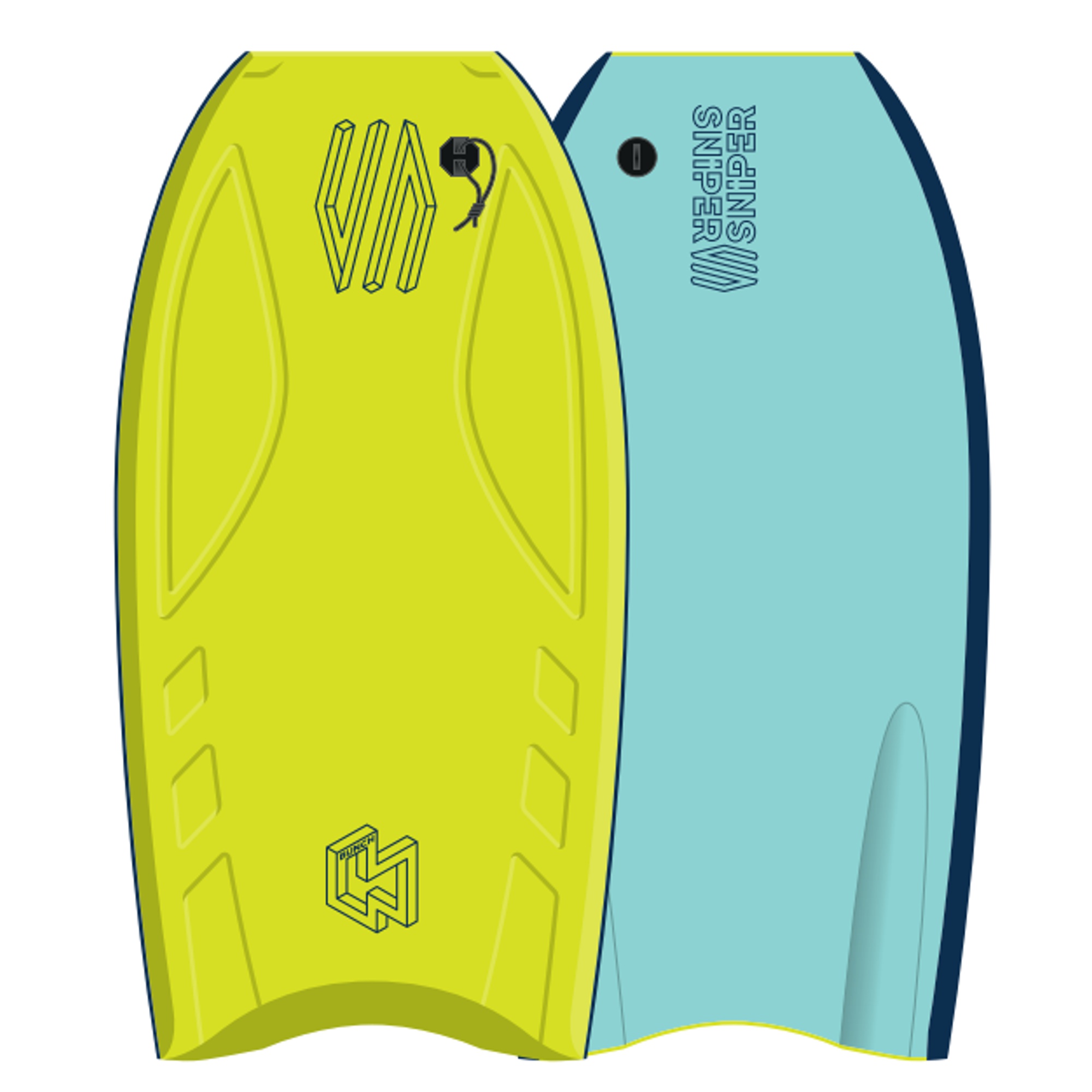SNIPER Bodyboard BunchII EPS Stringer 36 Lime