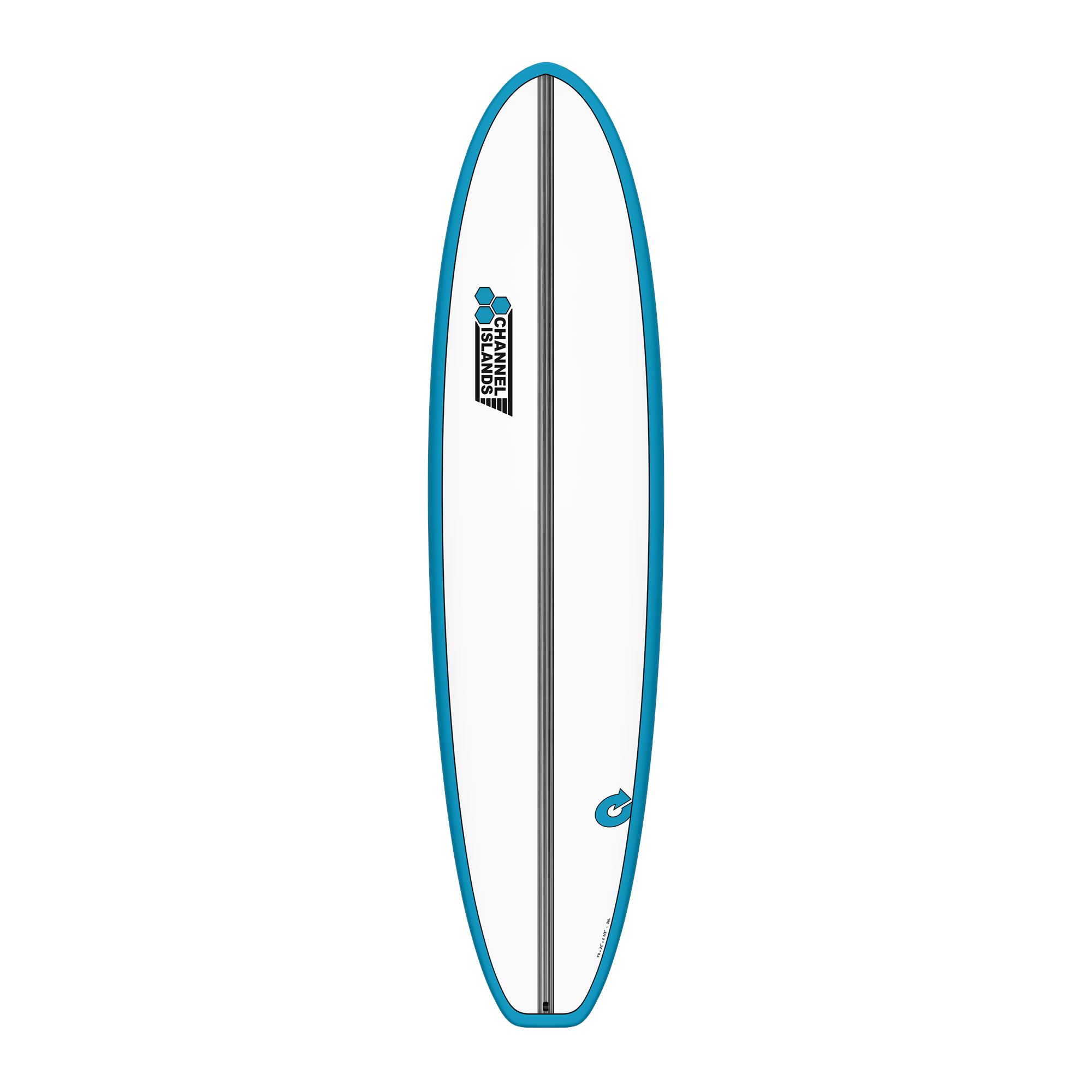 Surfboard CHANNEL ISLANDS X-lite Chancho 8.0 blue Sale to authorized Channel Islands dealers only
