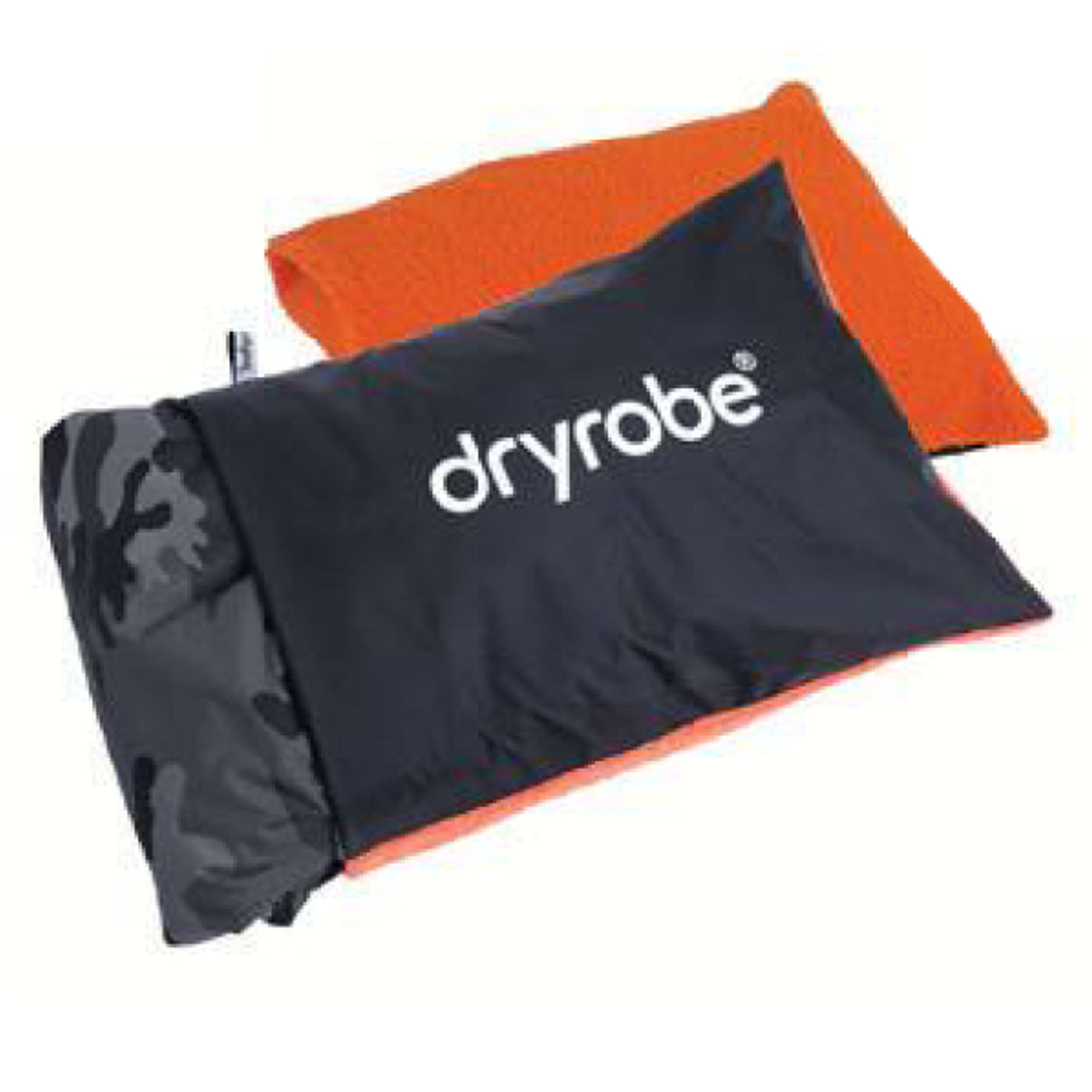 DRYROBE Kissenbezug Orange Schwarz
