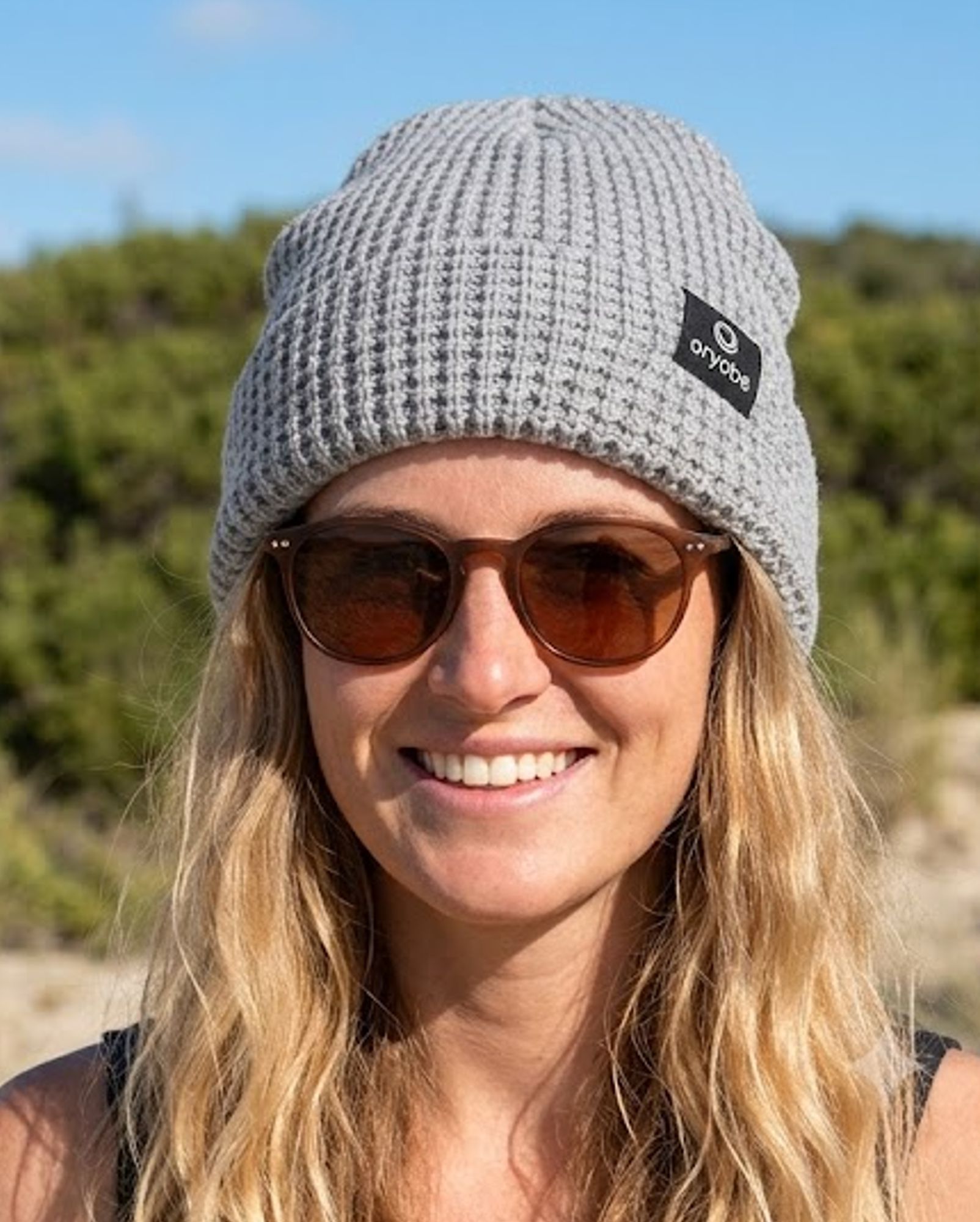 DRYROBE Waffle Beanie Strickmütze Nimbus Cloud Unisex, Unisize
