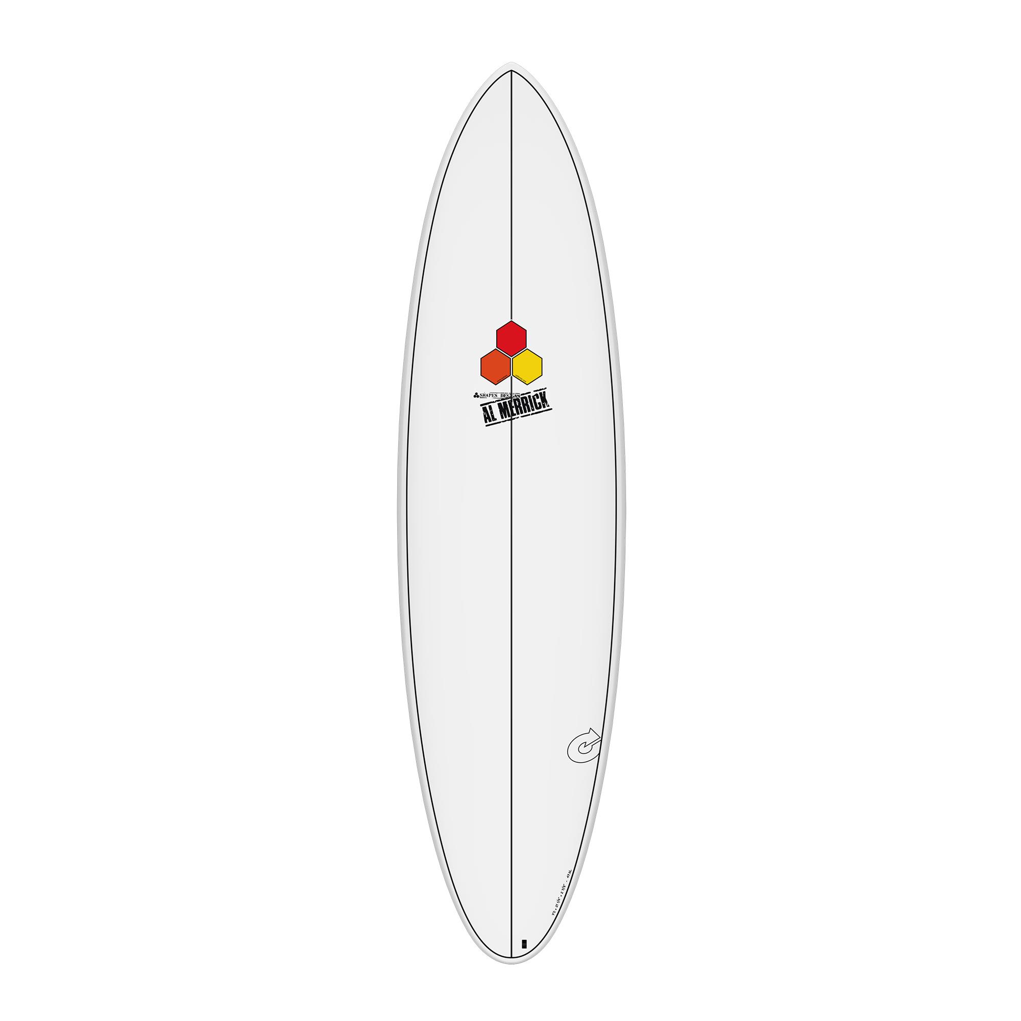 Surfboard CHANNEL ISLANDS X-lite M23 7.4 Weiss Verkauf nur an autorisierte Channel Islands Dealer