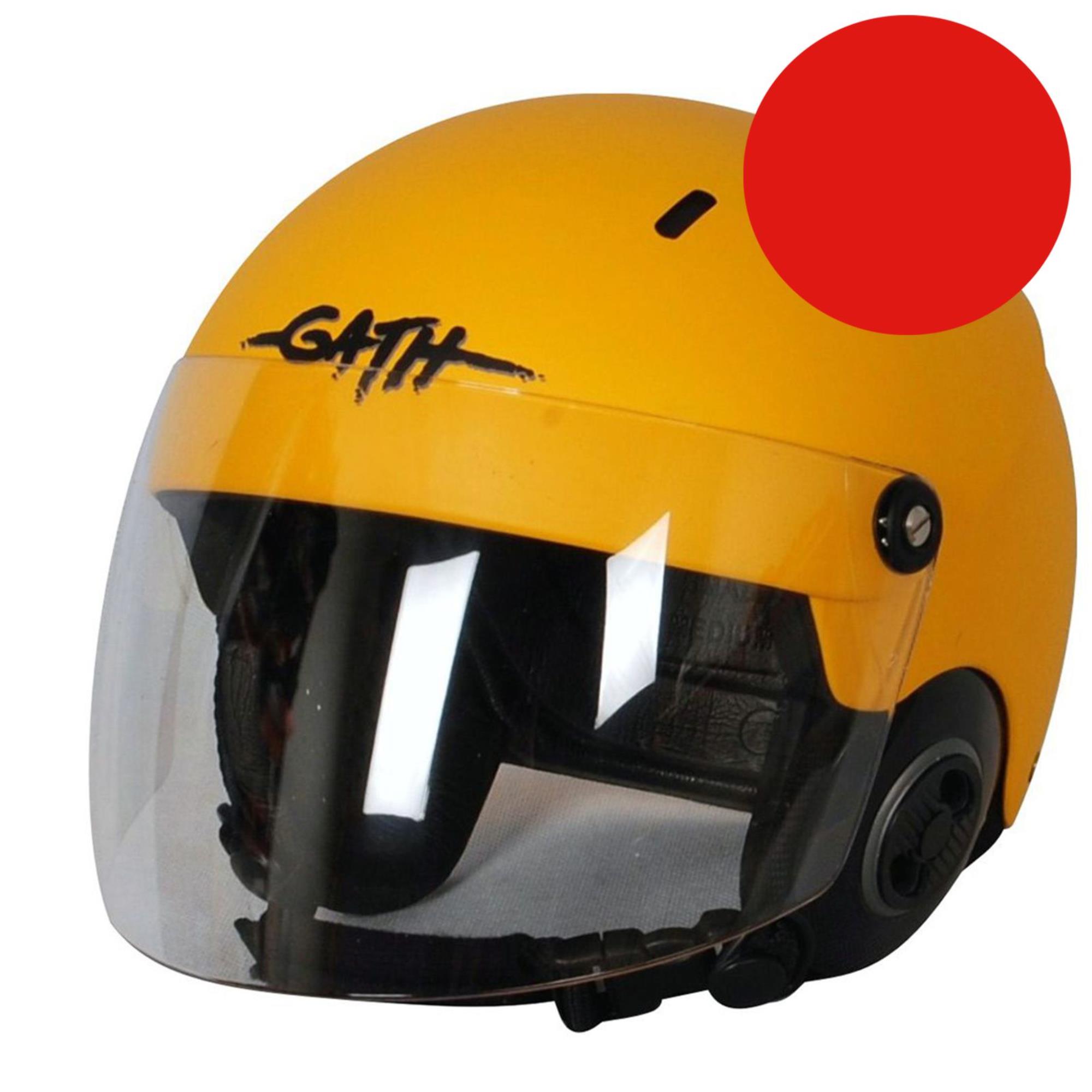 GATH Helm RESCUE Safety Rot matt Gr XL mit klarem Vollvisier