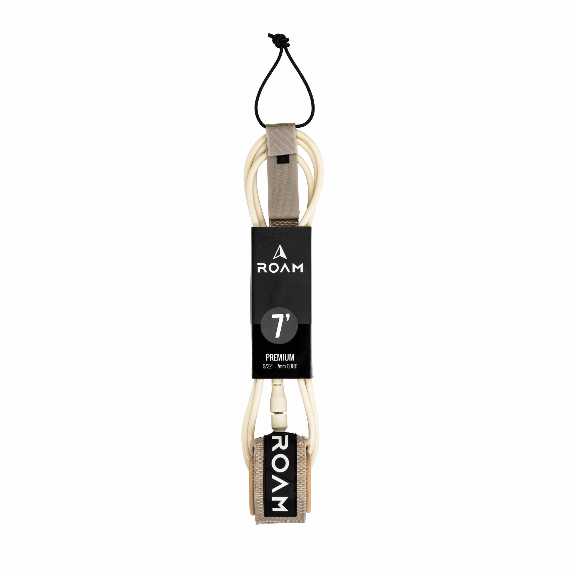ROAM Surfboard Leash Premium 7.0 Sand 213cm 7mm