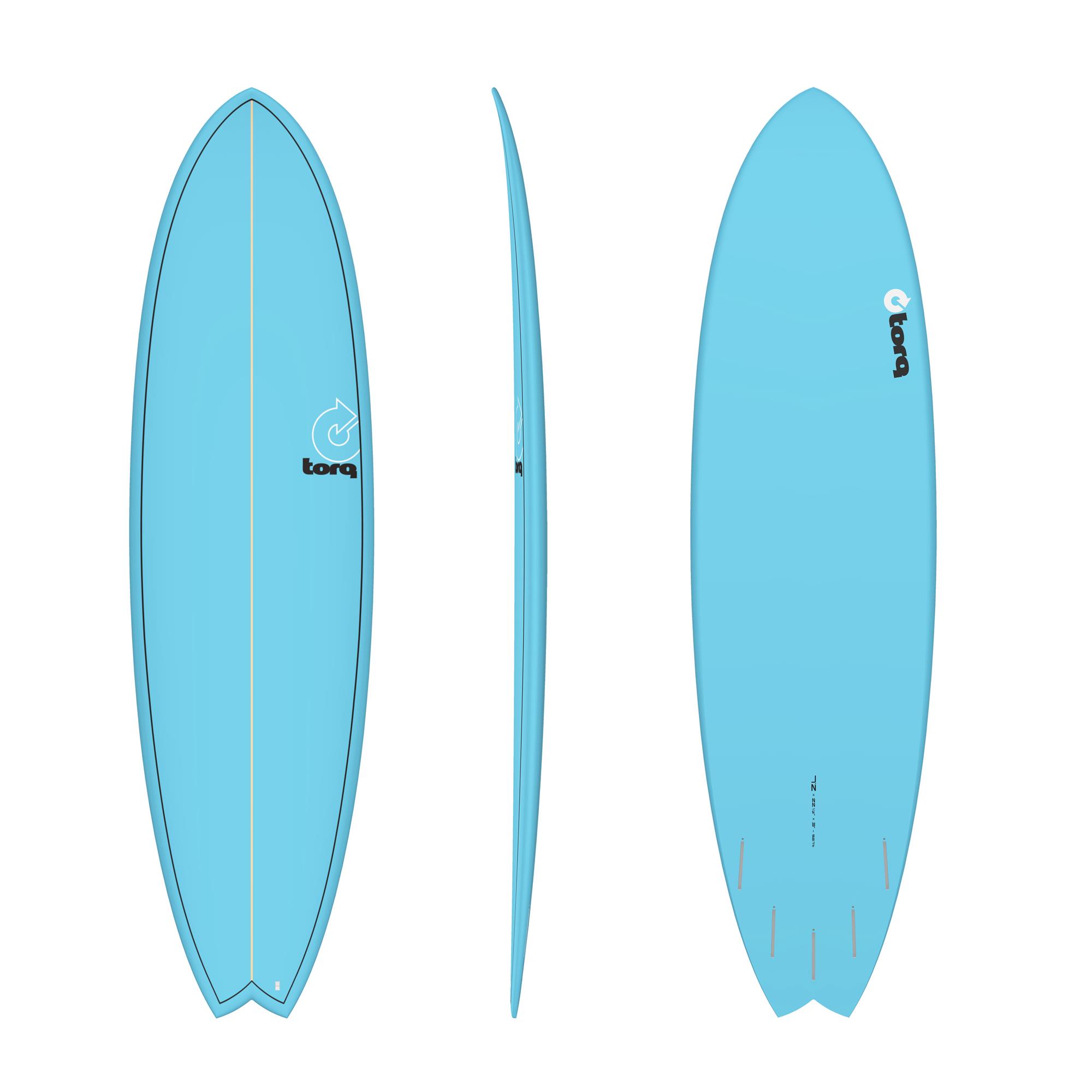 Surfboard TORQ TET 7.2 MOD Fish Blue