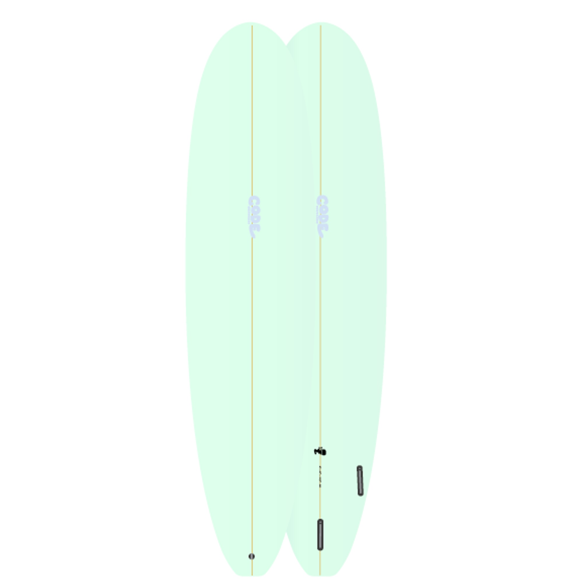 Surfboard CODE Epoxy 7.0 Big Mid mintgreen