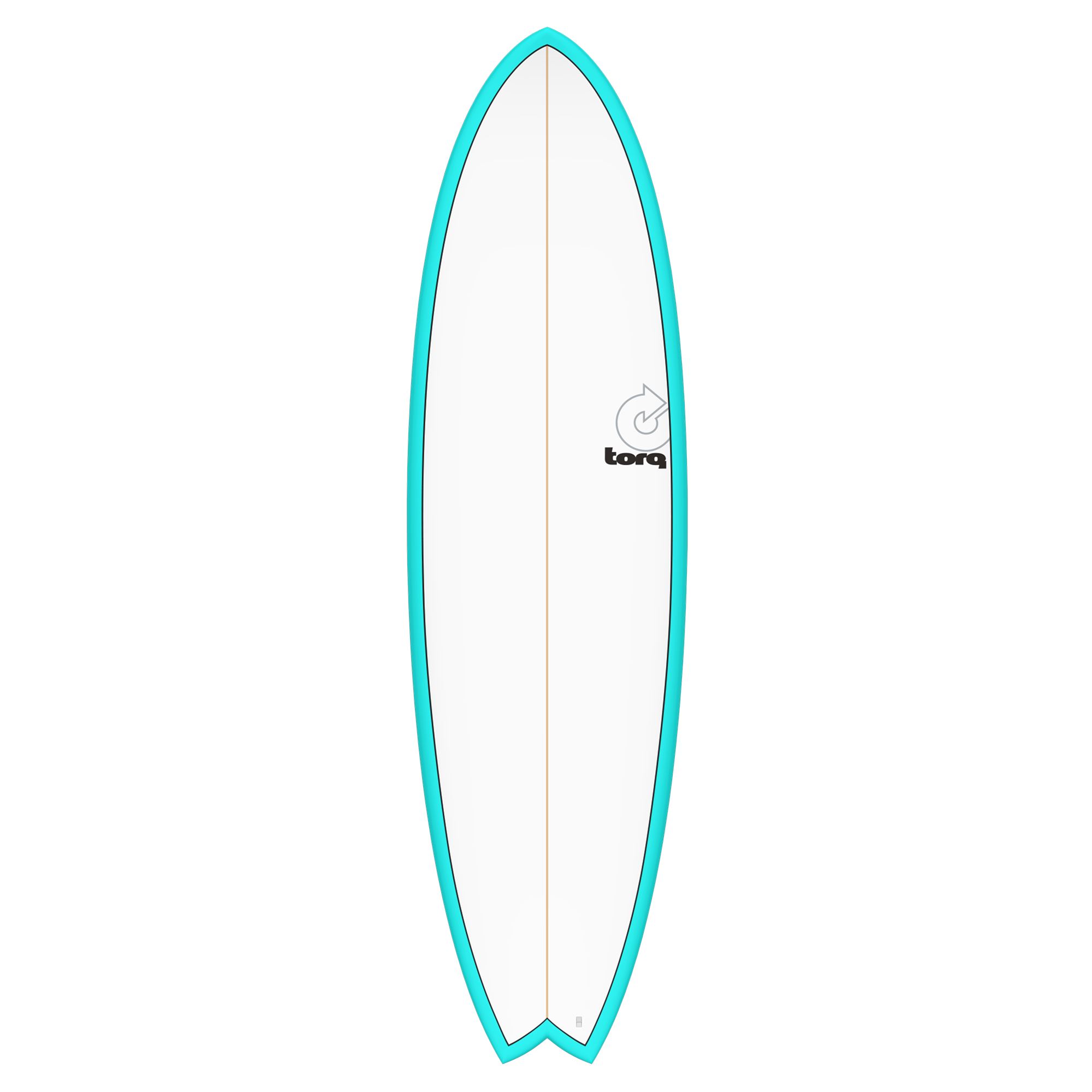 Surfboard TORQ TET 6.6 MOD Fish Blau Pinline 
