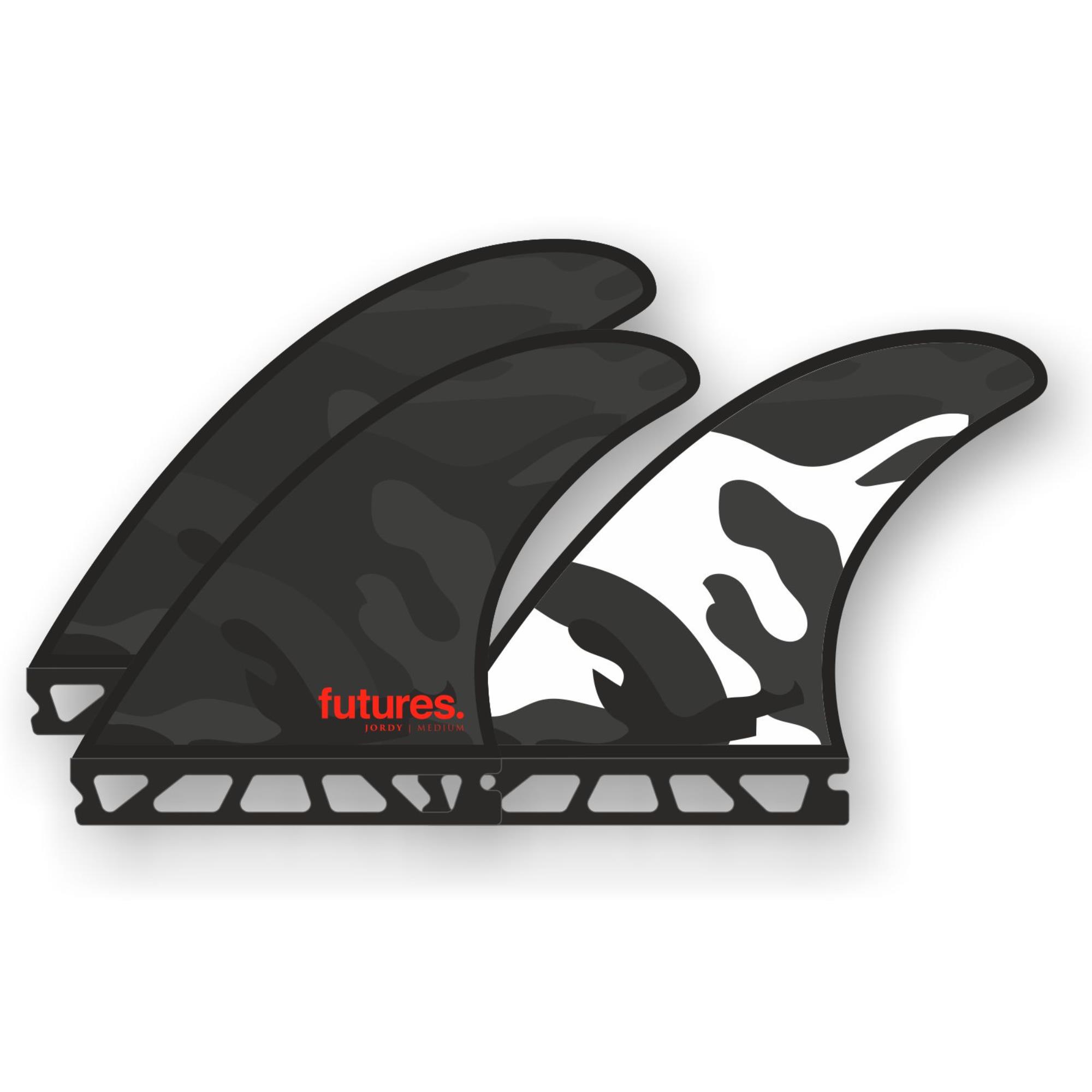 FUTURES Thruster Fin Set Jordy Smith L Honeycomb 