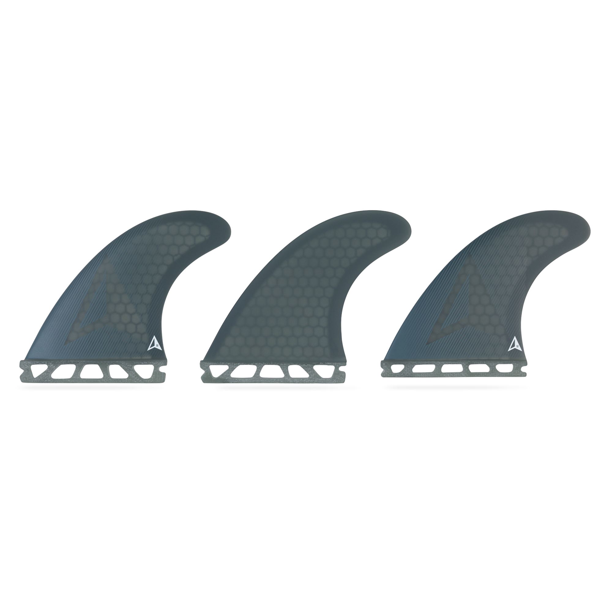 ROAM Thruster Fin Set Allround Med one tab Smoke 