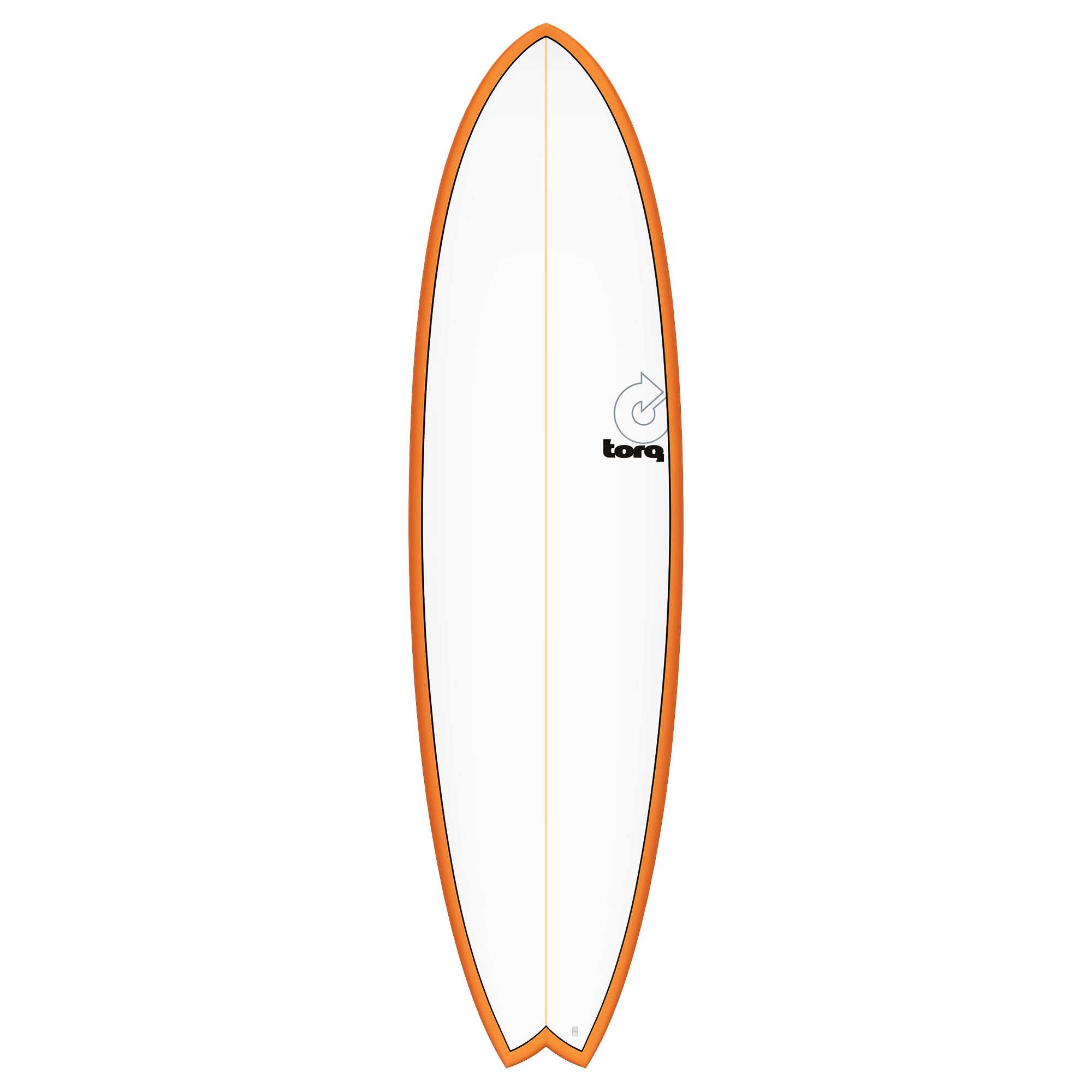 Surfboard TORQ TET 7.2 MOD Fish OrangeRail