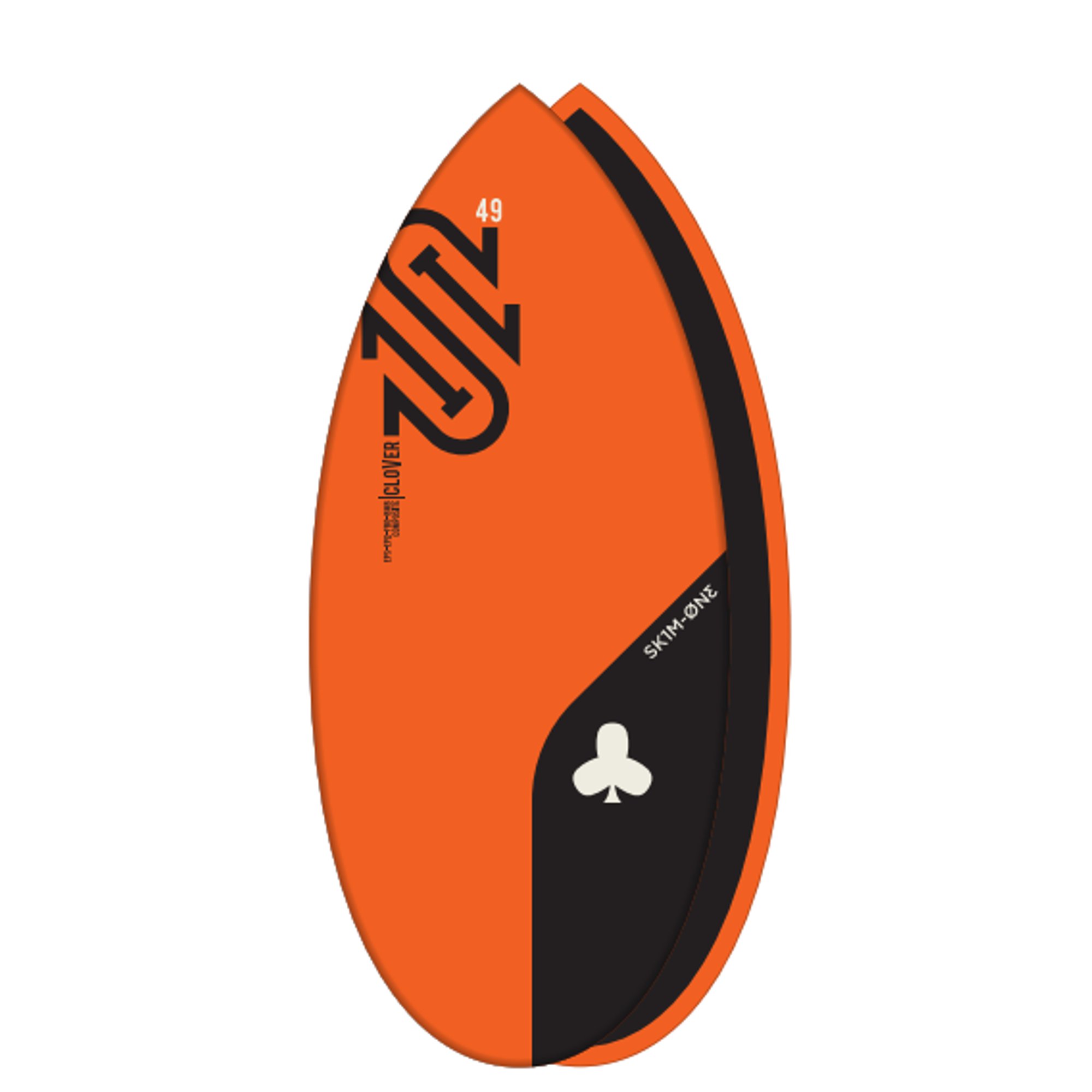 Skimboard SkimOne EPS Epoxy Bambus CLOVER 49 Orang 
