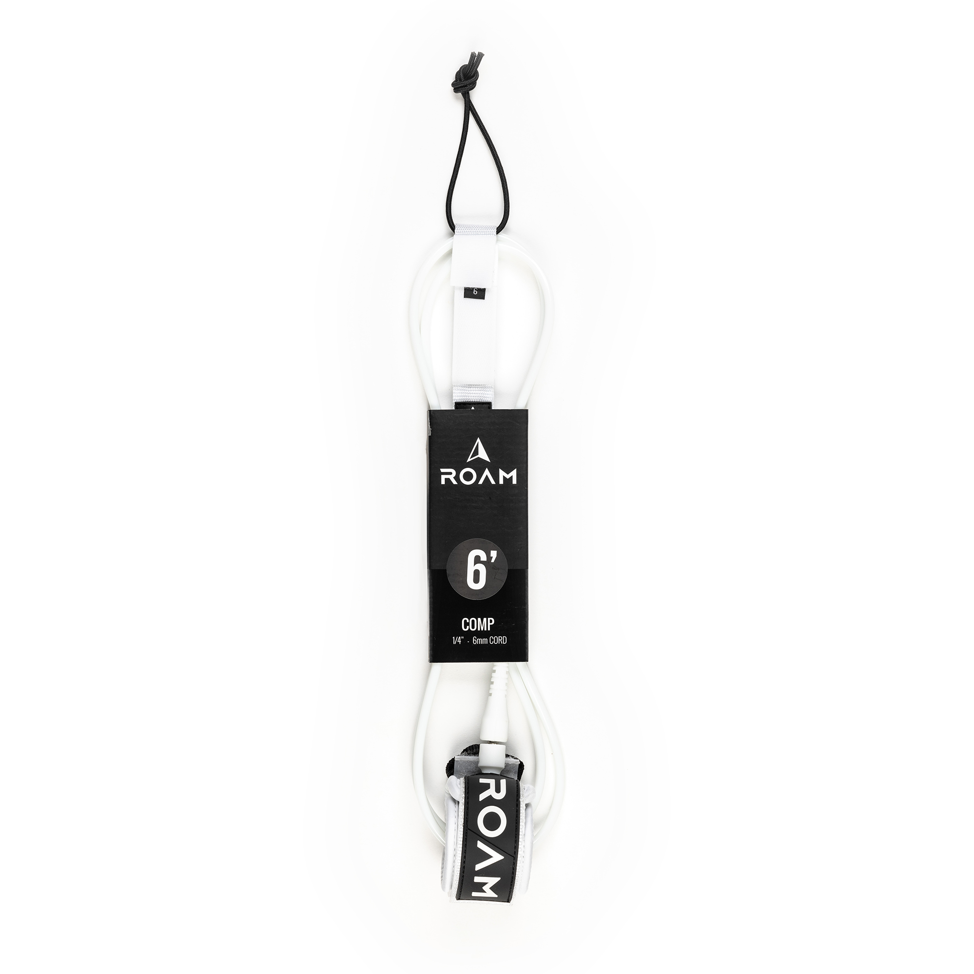 ROAM Surfboard Leash Comp 6.0 Weiss 183cm 6mm