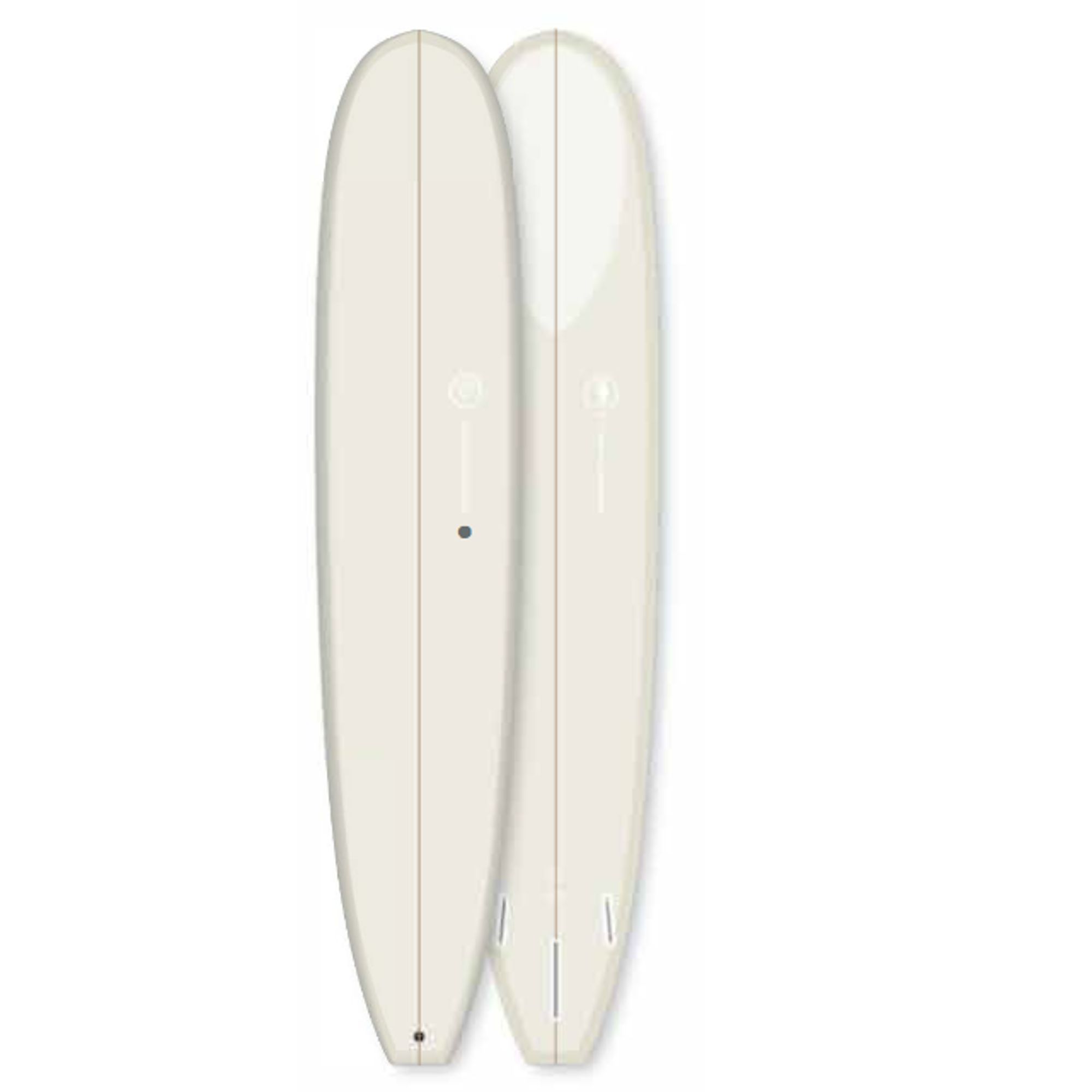 Surfboard VENON 9.3 Log Longboard Malibu Cream B-GRADE