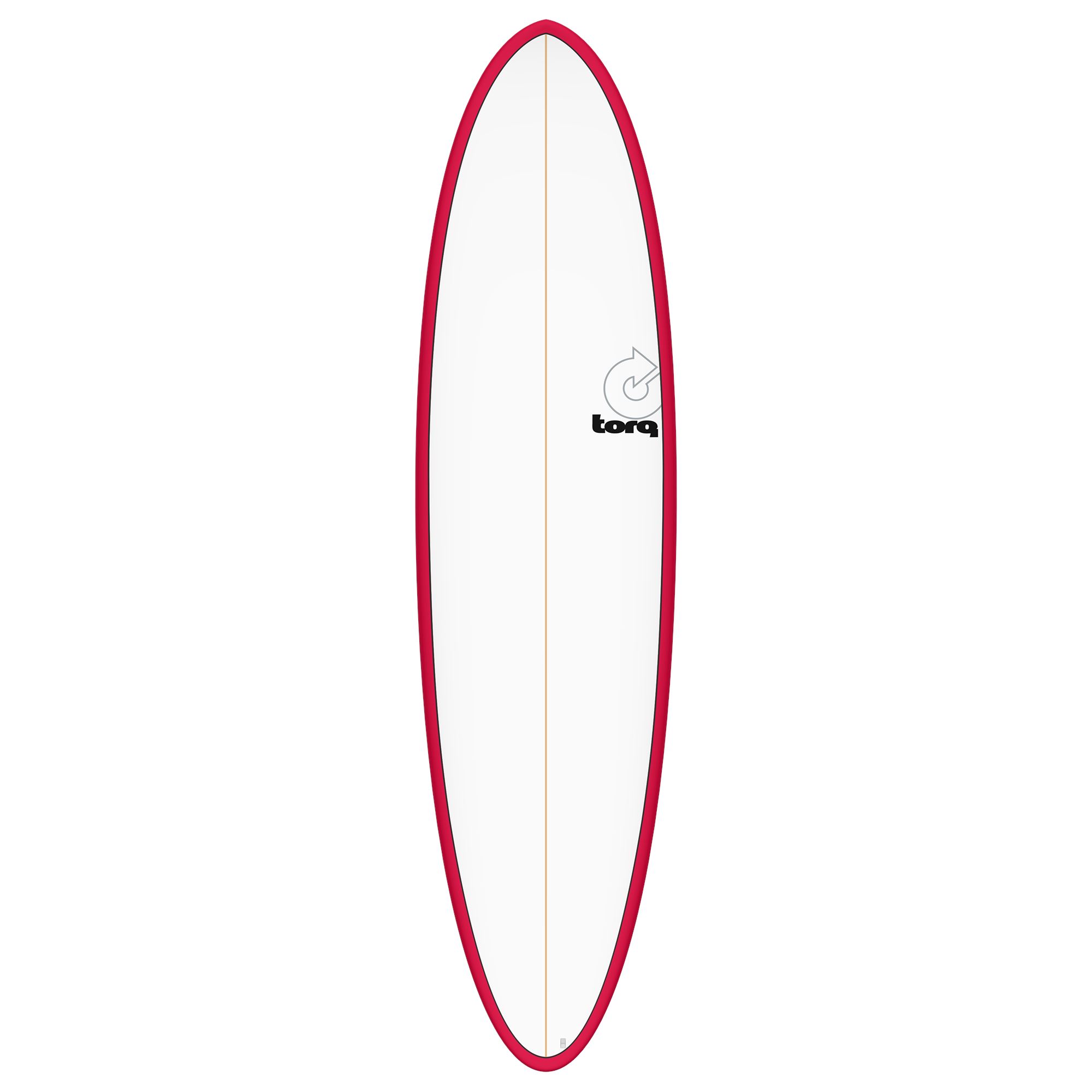 Surfboard TORQ TET 7.2 MOD Fun Red Rail