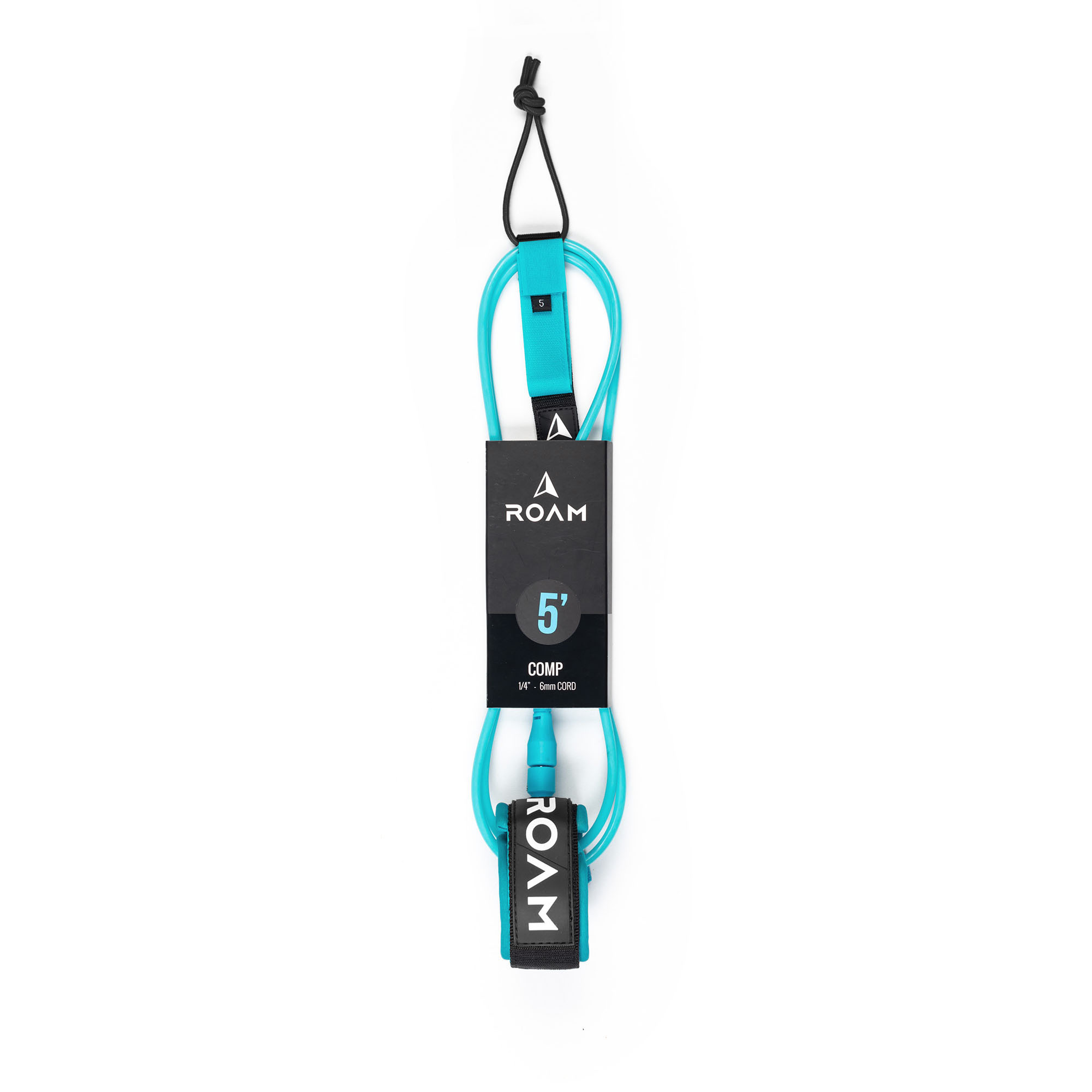 ROAM Surfboard Leash Comp 5.0 Dark Teal 152cm 6mm