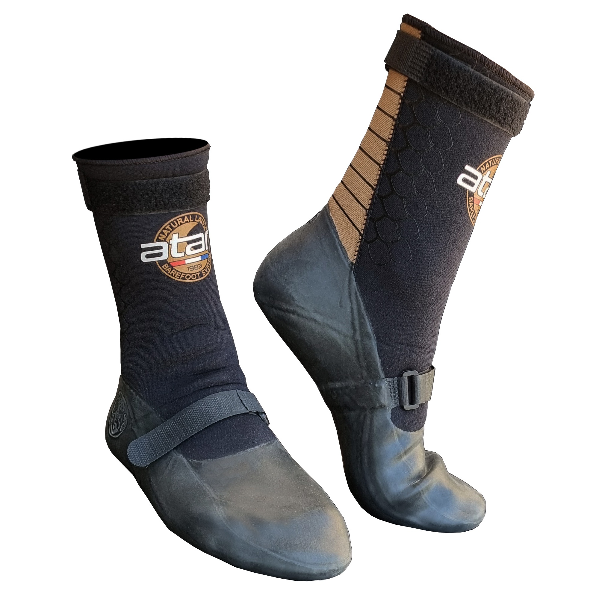 ATAN Wave Neopren Latex Schuh 3mm Gr 46-47 T5