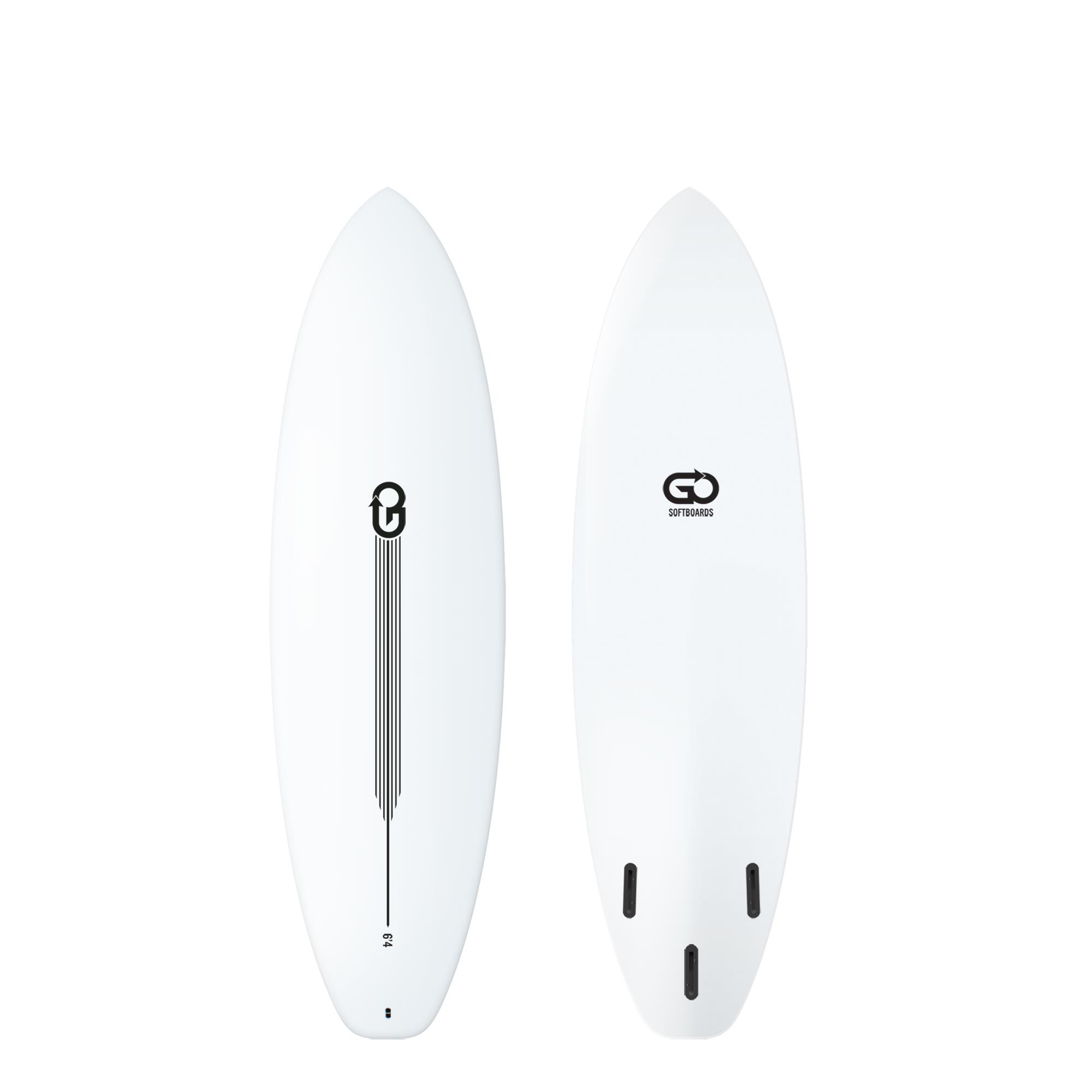 GO Softboard 6.4 Surf Range Soft Top Surfboard 