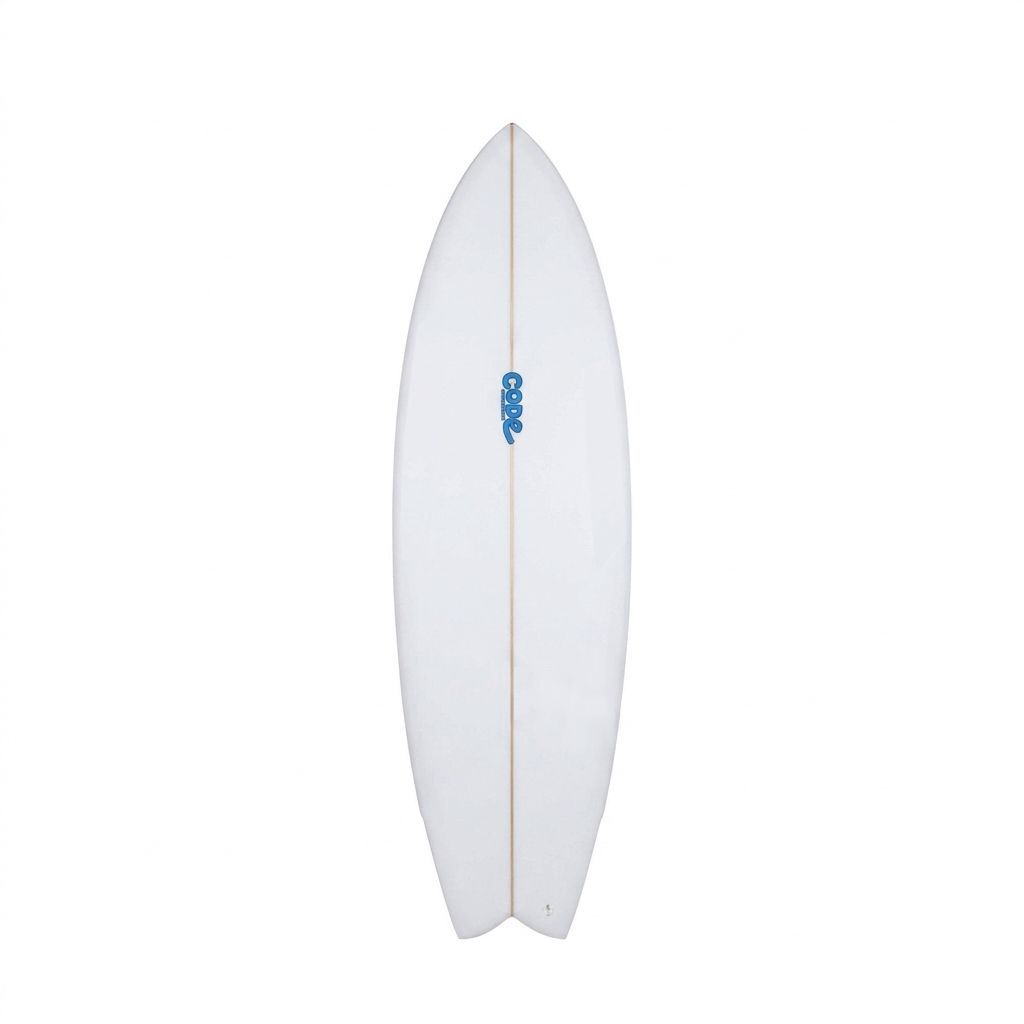 Surfboard CODE Epoxy Best Fish Forever 7.2 white - VERKAUF NUR AN VORORDERKUNDEN