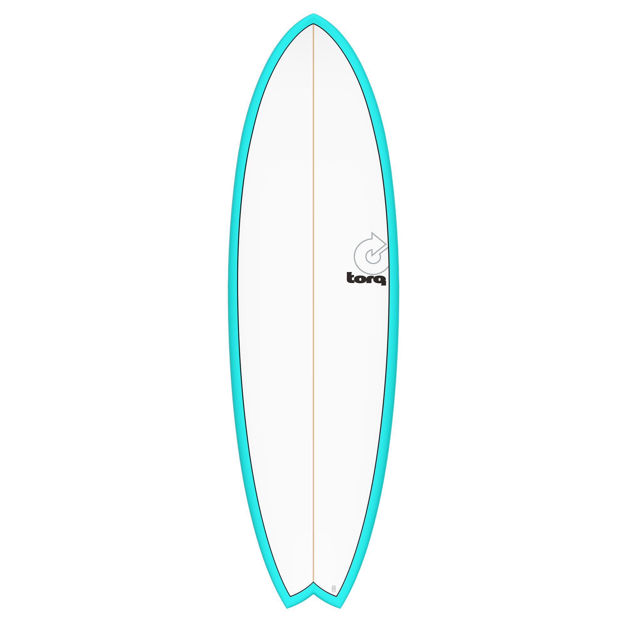 Surfboard TORQ TET 5.11 MOD Fish Blau Pinline