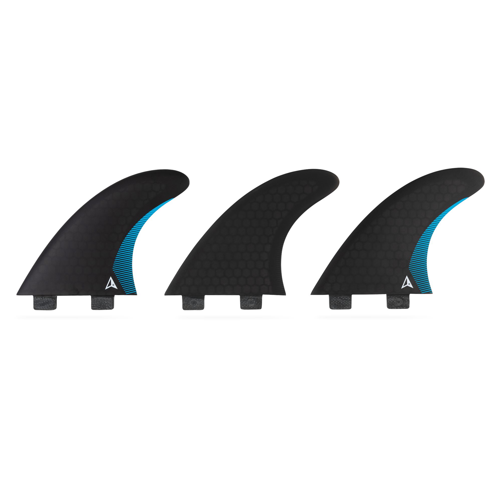 ROAM Thruster Fin Set Performer Med two tab Schw