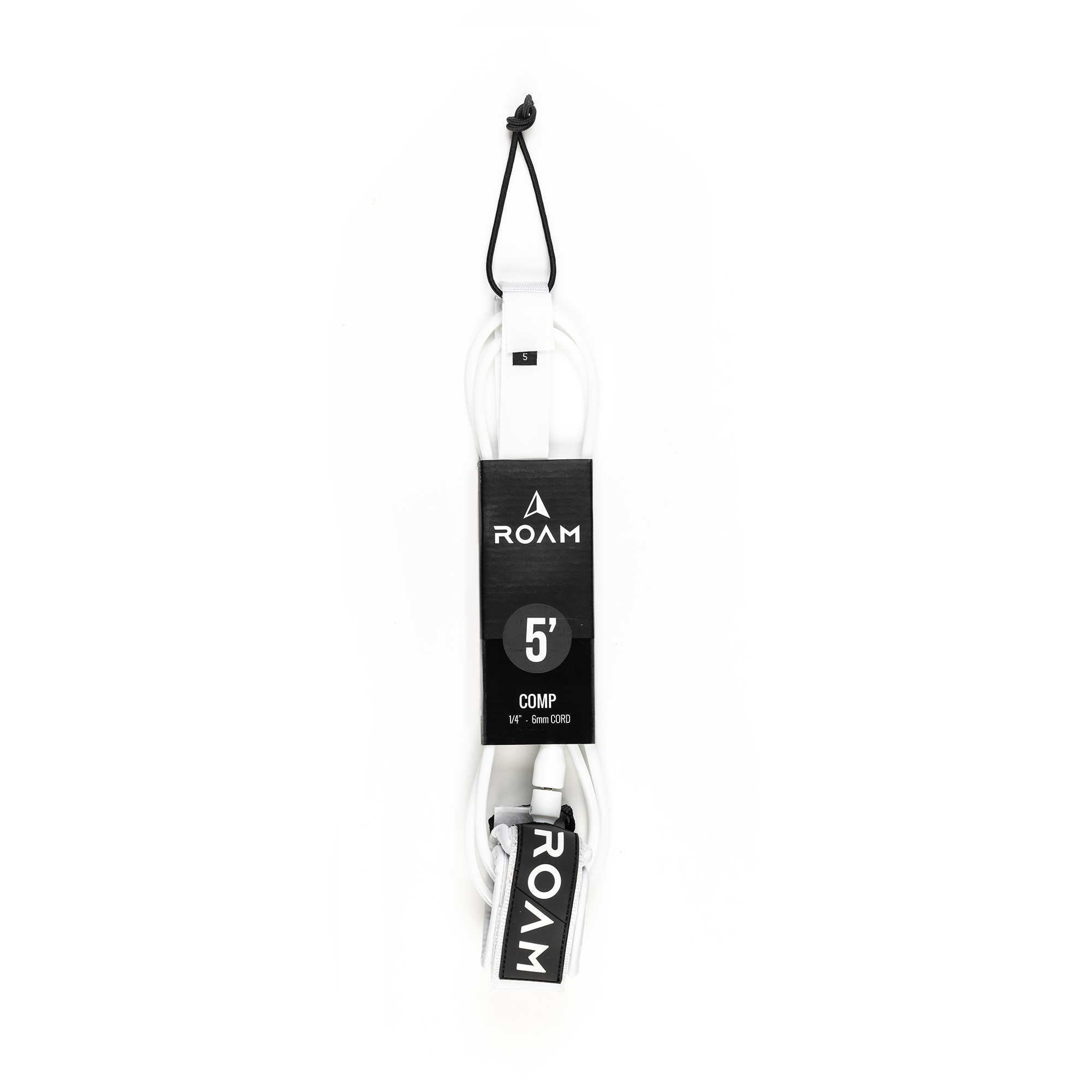 ROAM Surfboard Leash Comp 5.0 Weiss 152cm 6mm