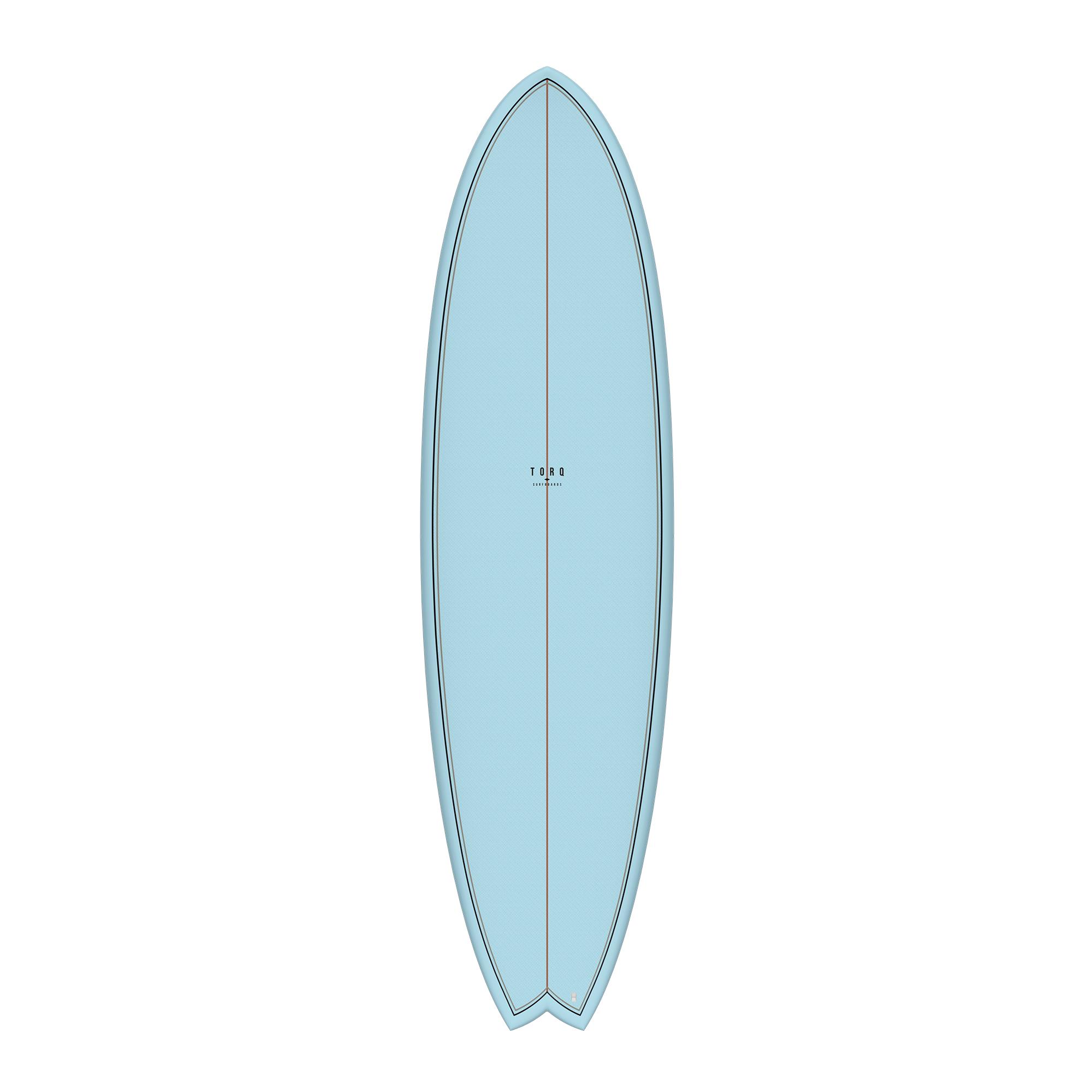 Surfboard TORQ TET 7.2 MOD Fish CC Blau 