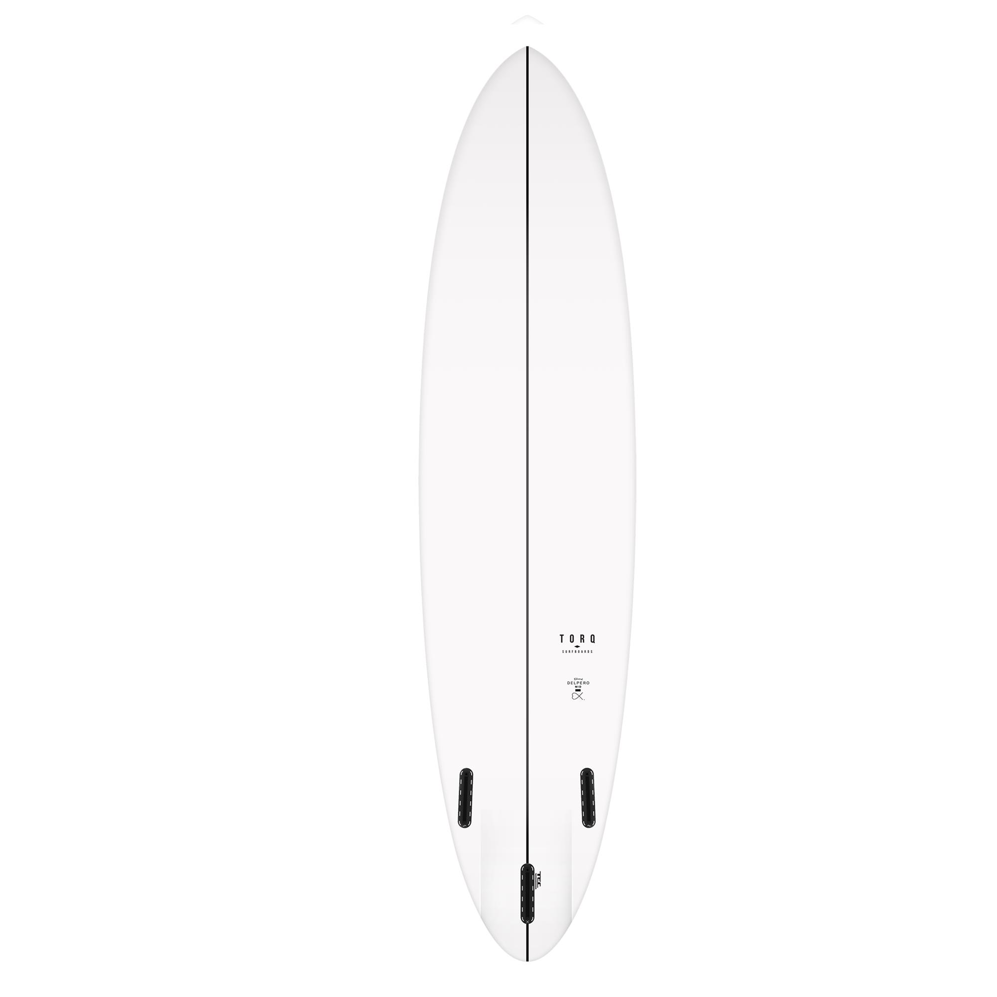 Surfboard TORQ TEC Delpero Twin 6.8 Weiss
