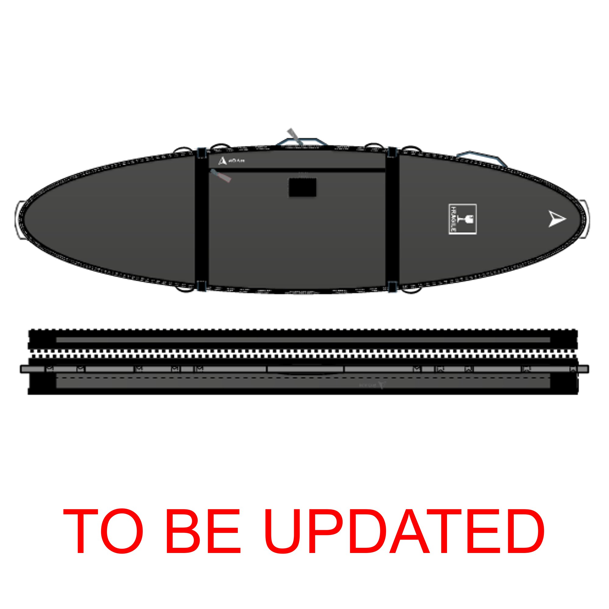 ROAM Boardbag Surfboard Converter Coffin 8.0 