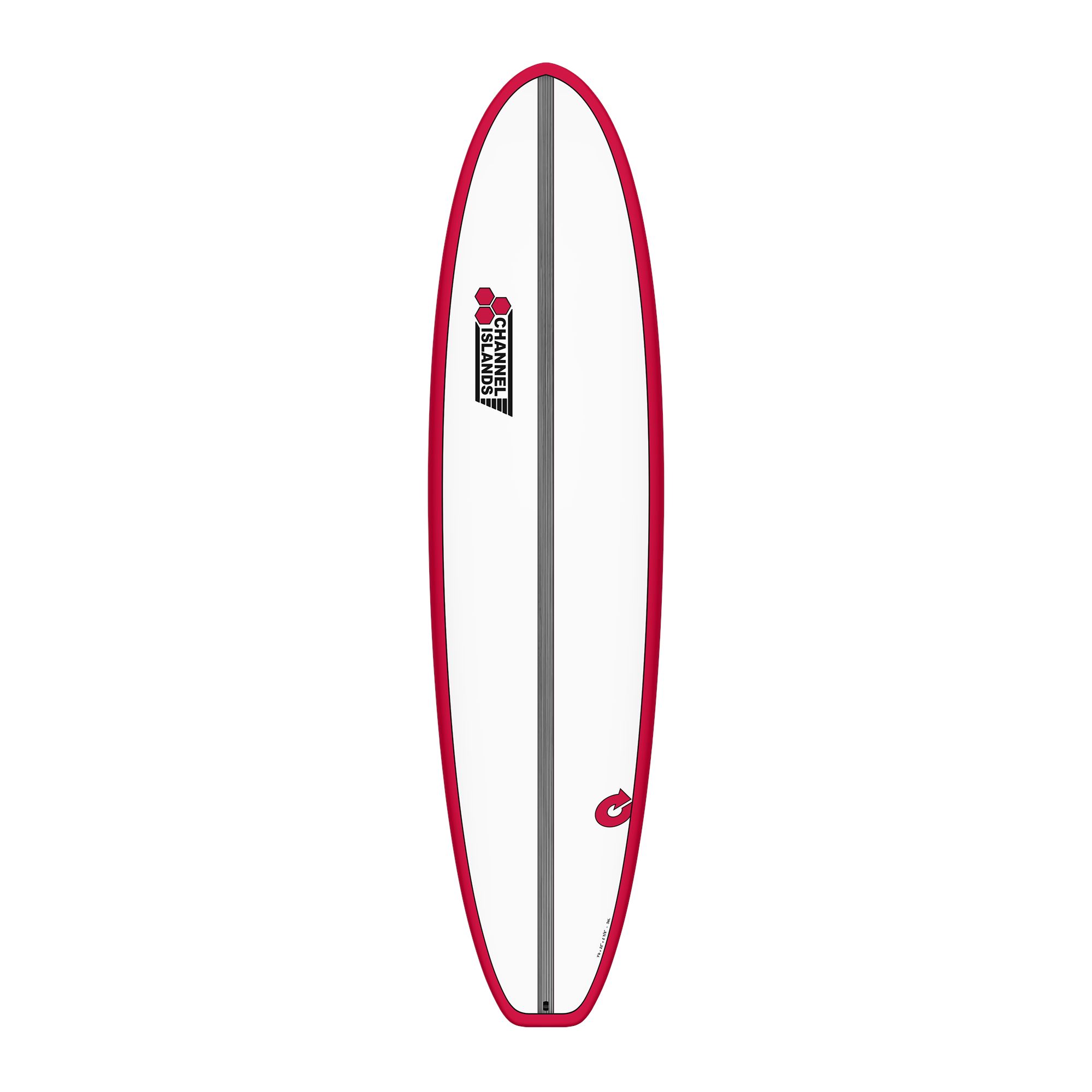 Surfboard CHANNEL ISLANDS X-lite Chancho 7.6 red Sale to authorized Channel Islands dealers only
