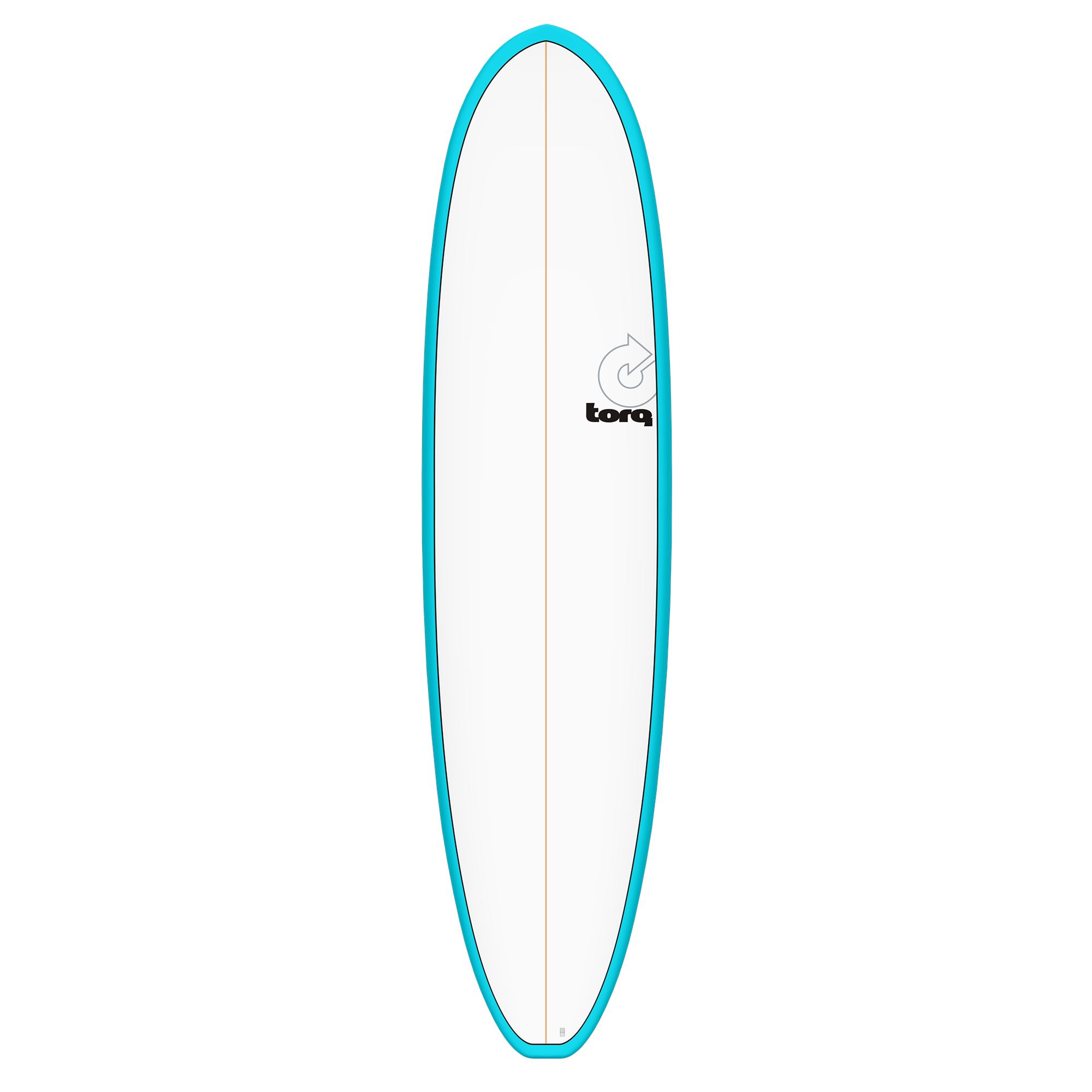 Surfboard TORQ Epoxy TET 7.8 V+ Funboard Blau Pinl 