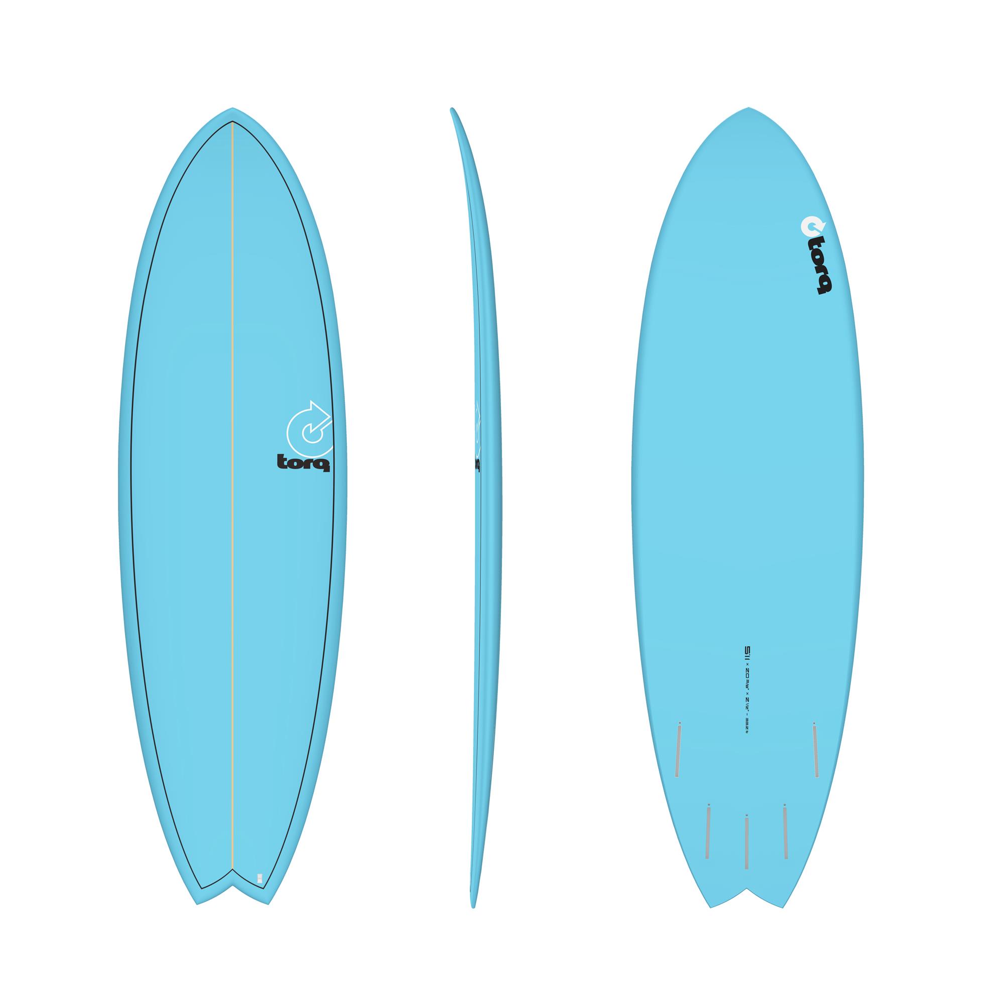 Surfboard TORQ TET 5.11 MOD Fish Blue