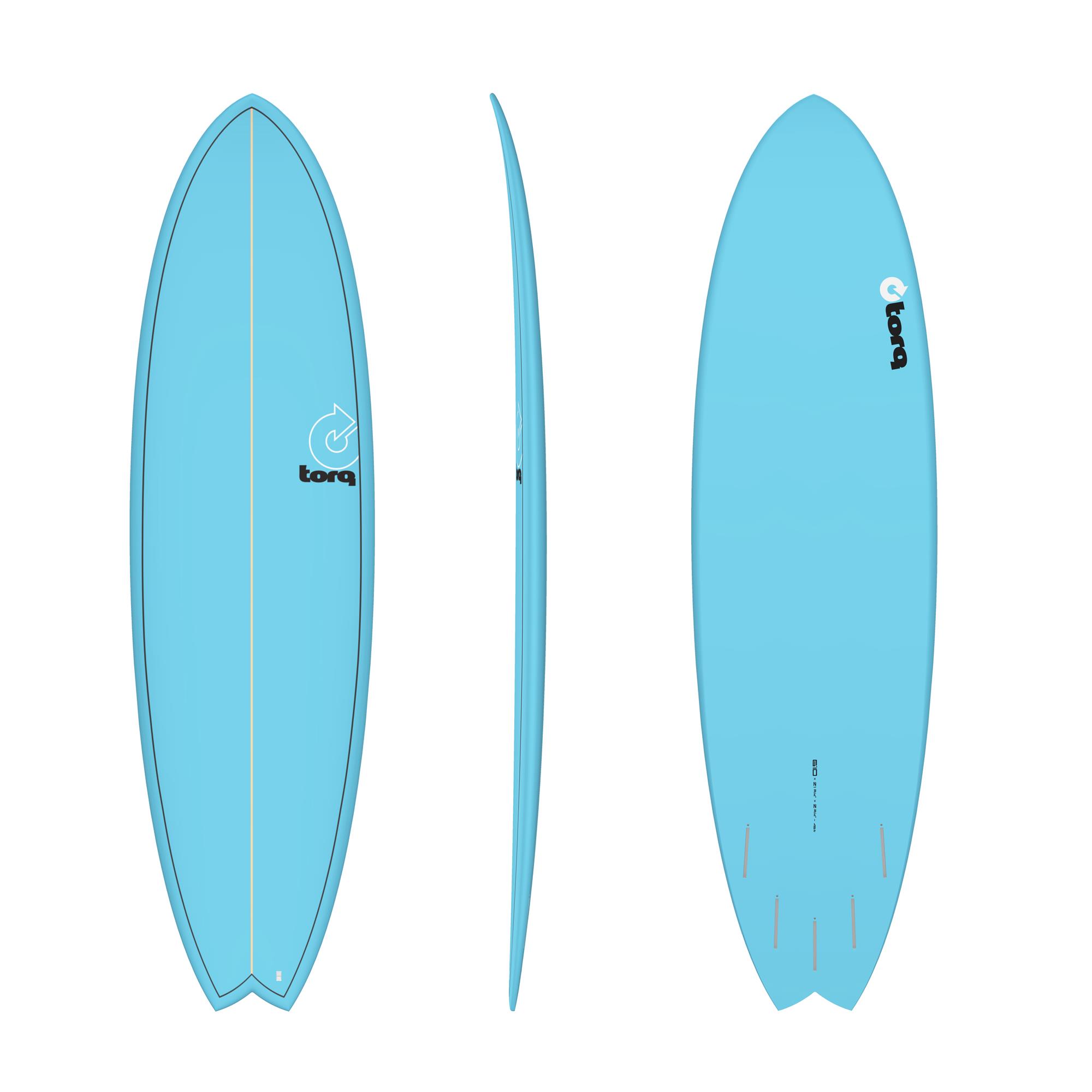 Surfboard TORQ TET 6.10 MOD Fish Blue