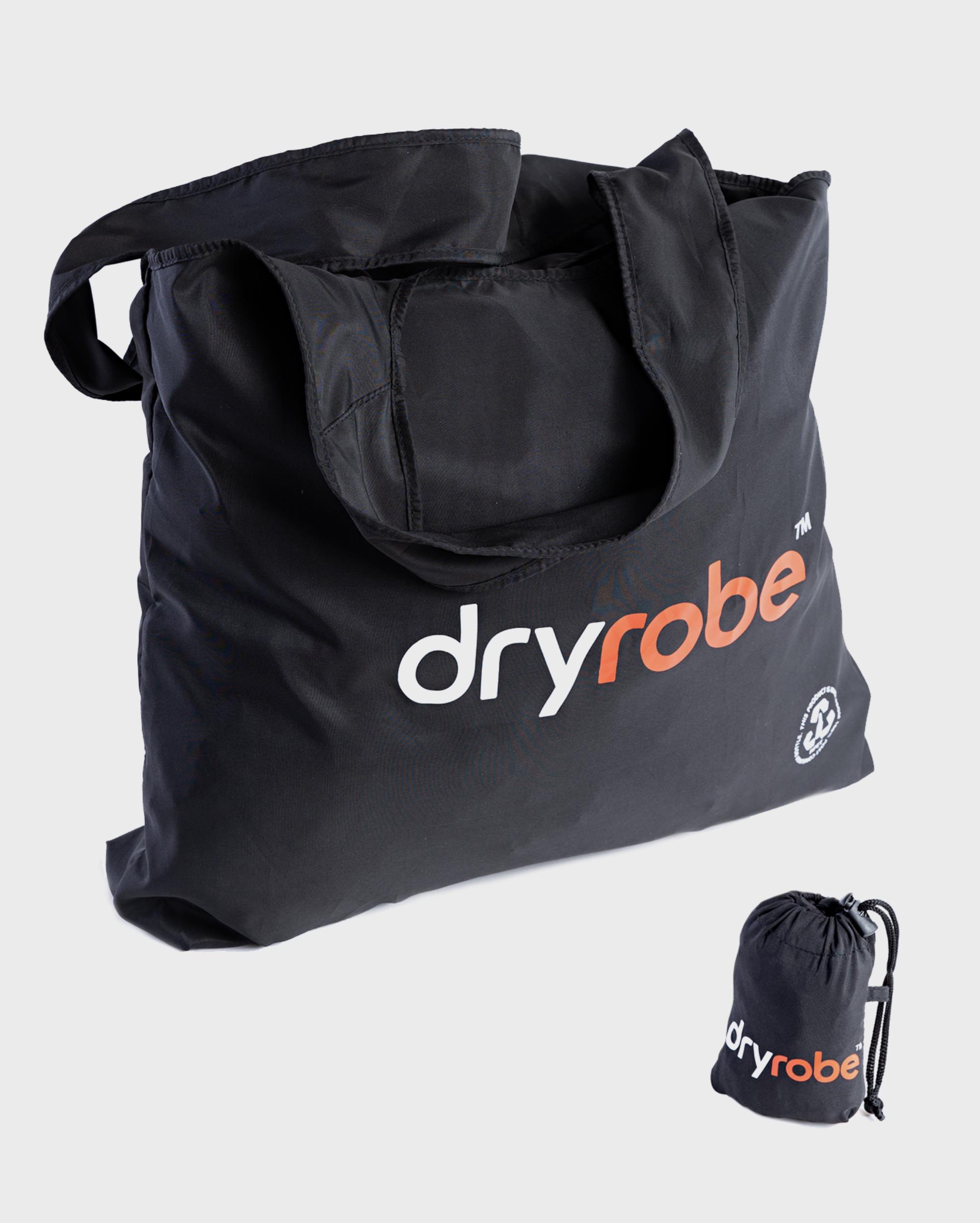 DRYROBE Tote Bag Multifunktions-Tasche kompakt & Robust aus 100% recyceltem Material