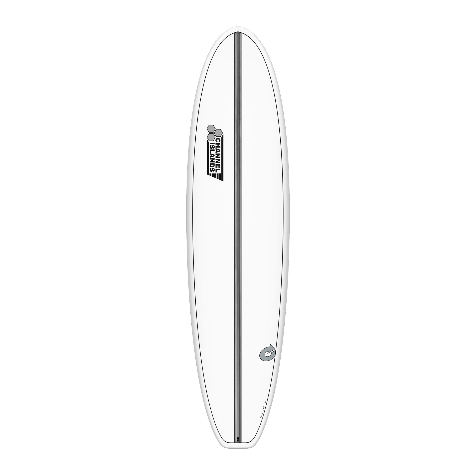 Surfboard CHANNEL ISLANDS X-lite Chancho 8.0 White Sale to authorized Channel Islands dealers only