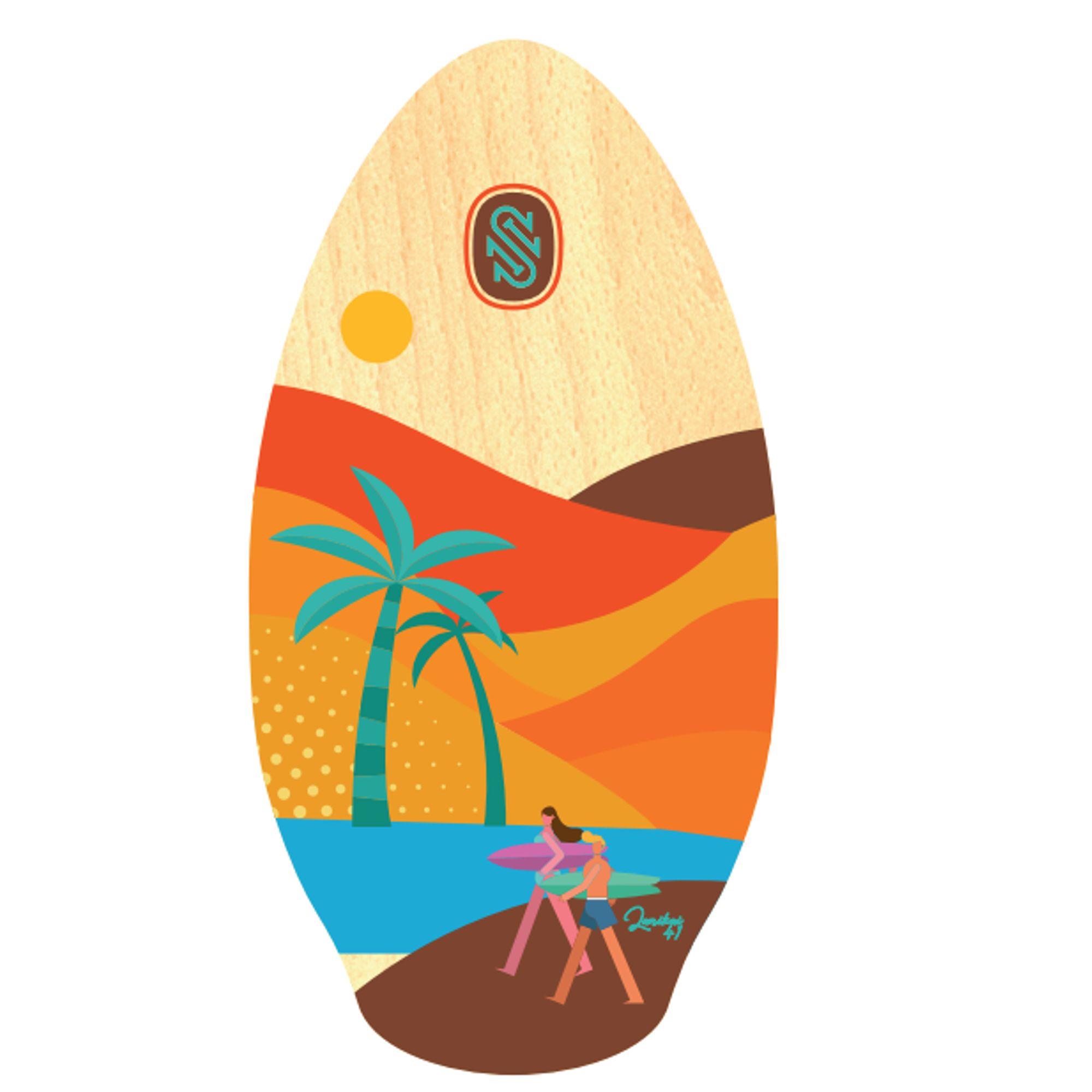 Skimboard SkimOne 41 105cm Lanikai Rot Orange