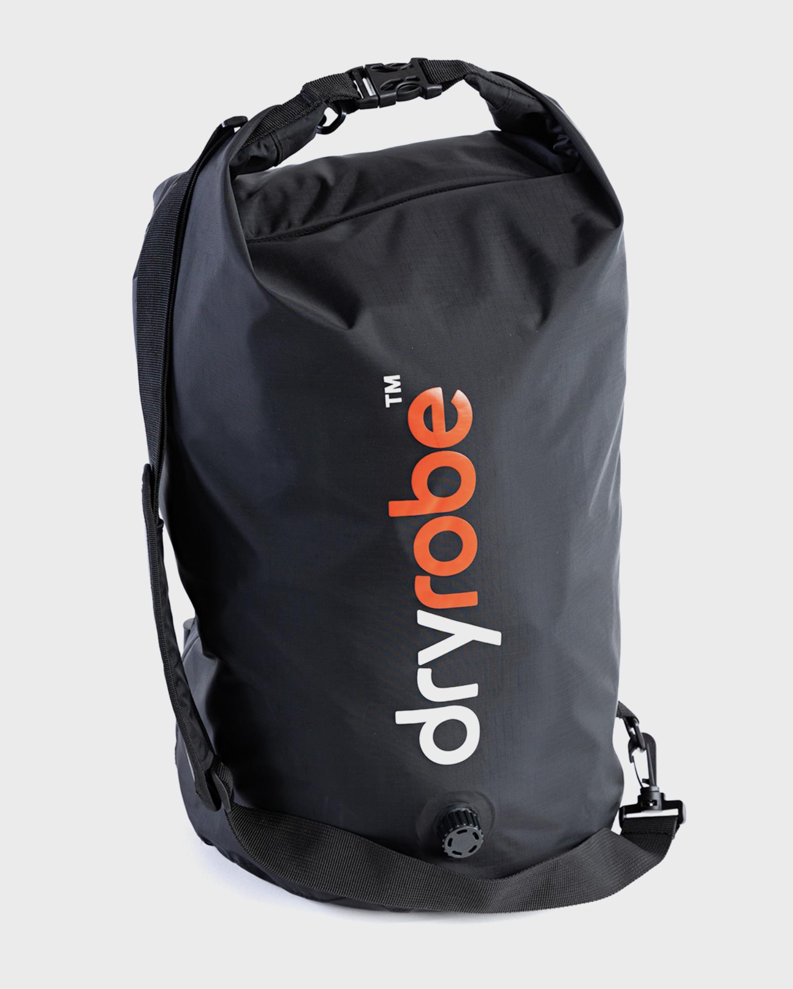 DRYROBE wasserdichter Packsack Drybag Schwarz Kompressionstasche